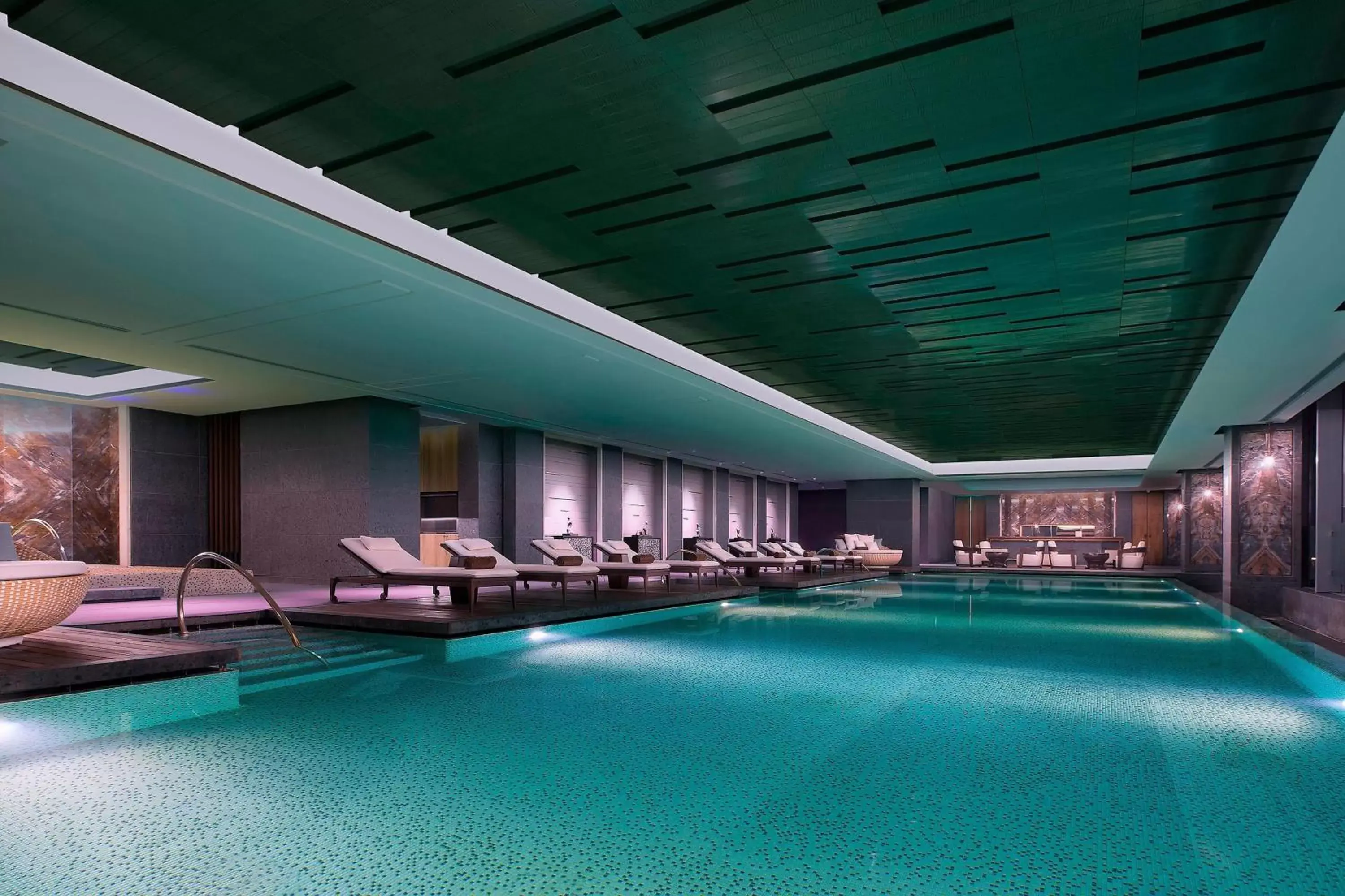 Swimming Pool in Sheraton Qingdao Licang Hotel