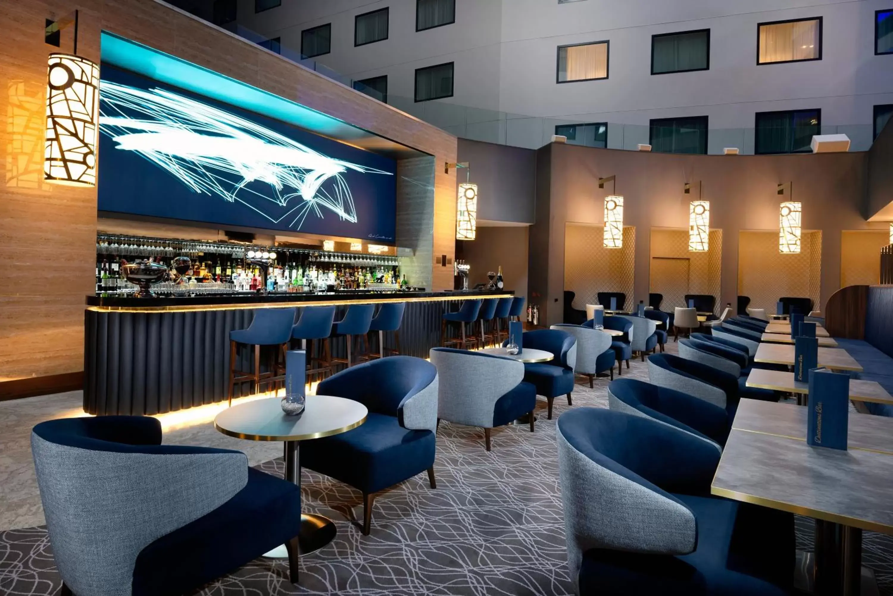 Lounge or bar, Lounge/Bar in Holiday Inn Express - London Heathrow T4, an IHG Hotel