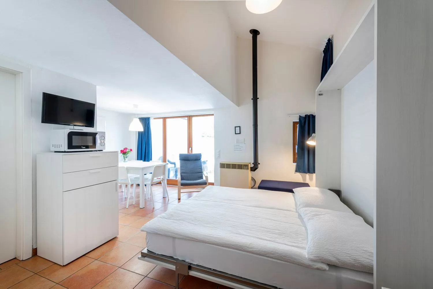 Kitchen or kitchenette, Bed in I Grappoli