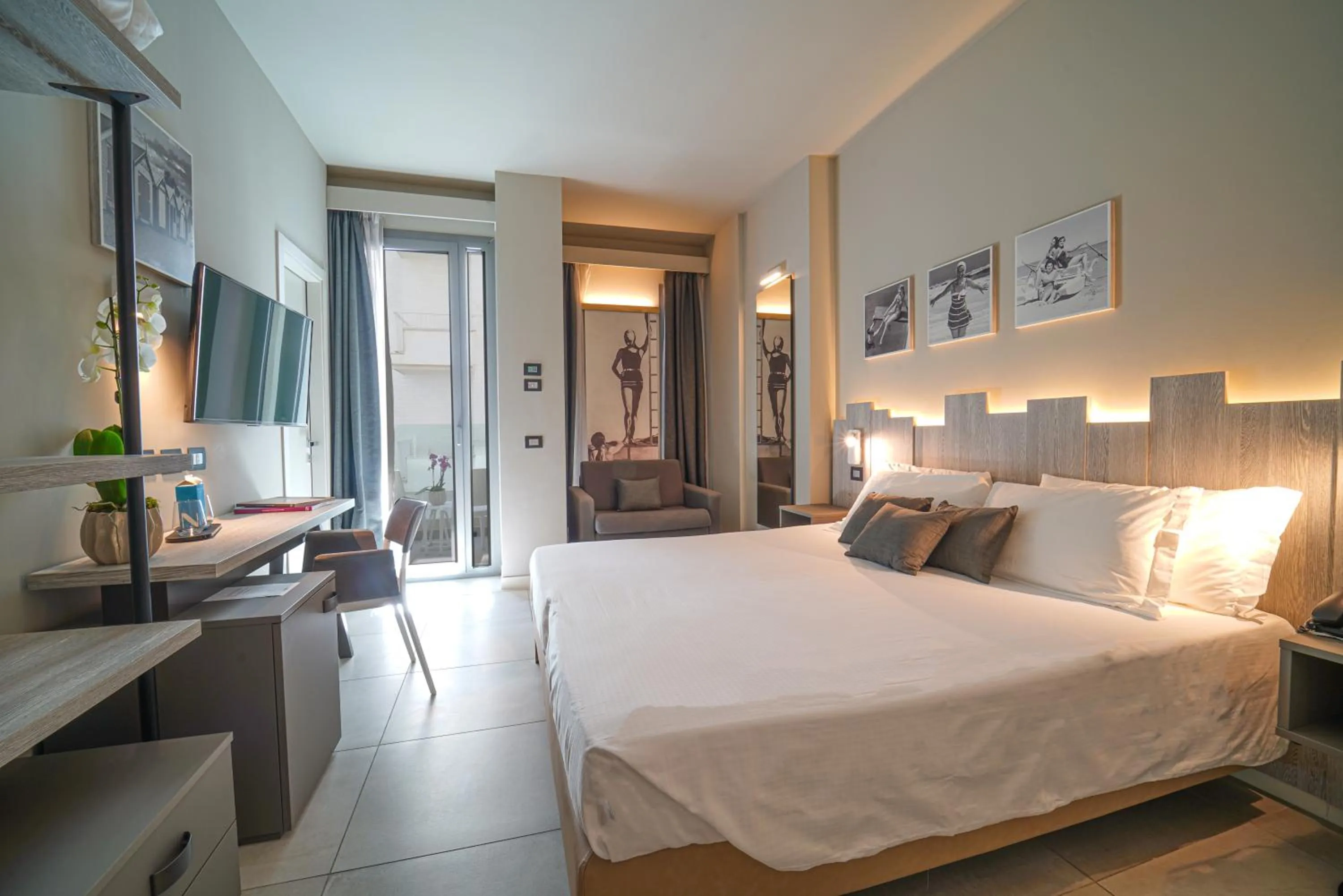 Triple Room Side Sea View (3 Adults) in Nautilus Family Hotel