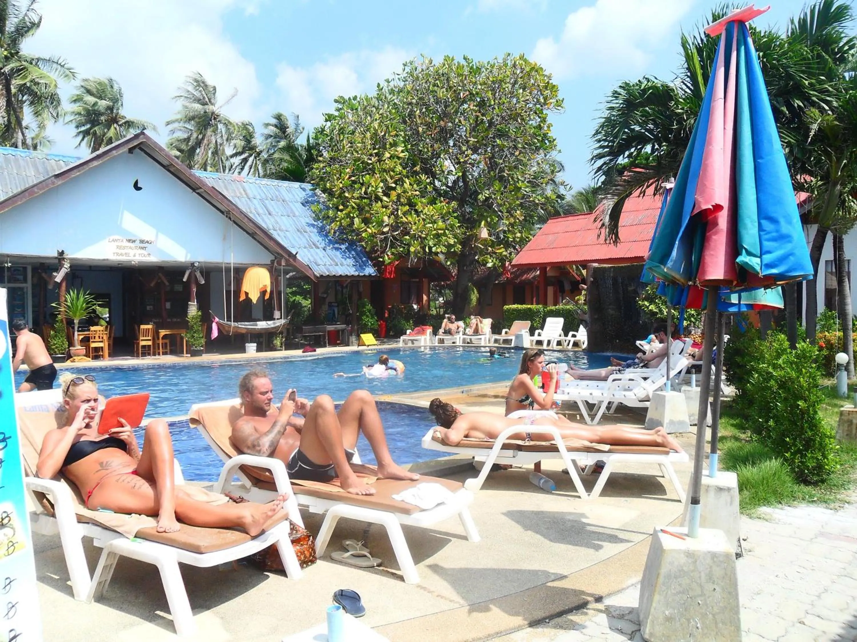 Swimming pool in Lanta New Beach Bungalows - SHA Plus