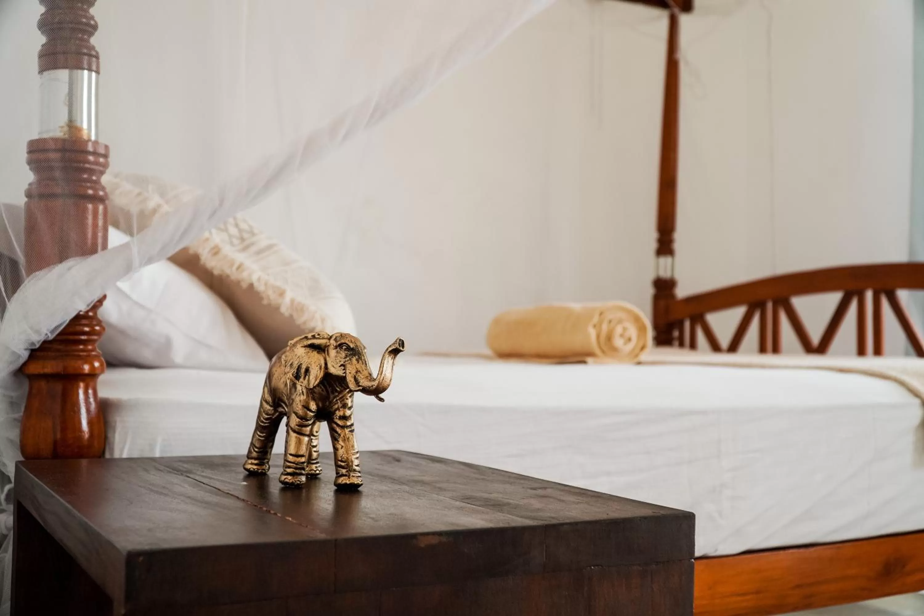 Decorative detail, Bed in Lucky's Surf Camp