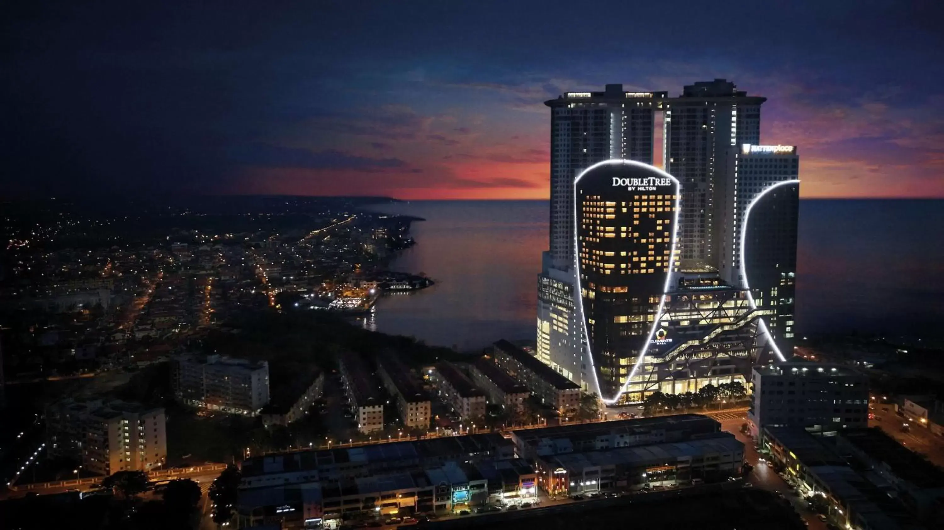 Property building, Bird's-eye View in DoubleTree by Hilton Melaka