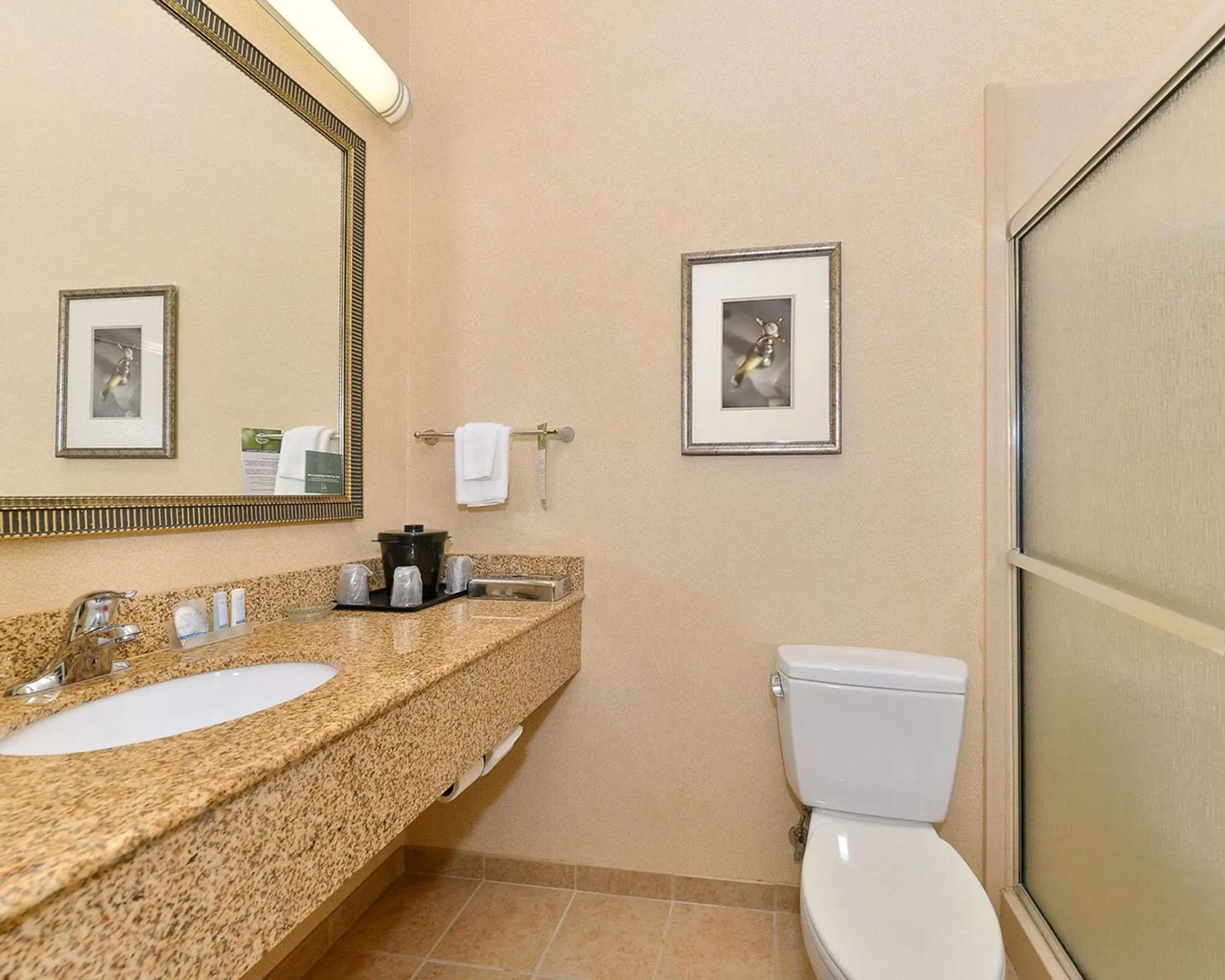Bathroom in Sleep Inn & Suites near Joint Base Andrews-Washington Area