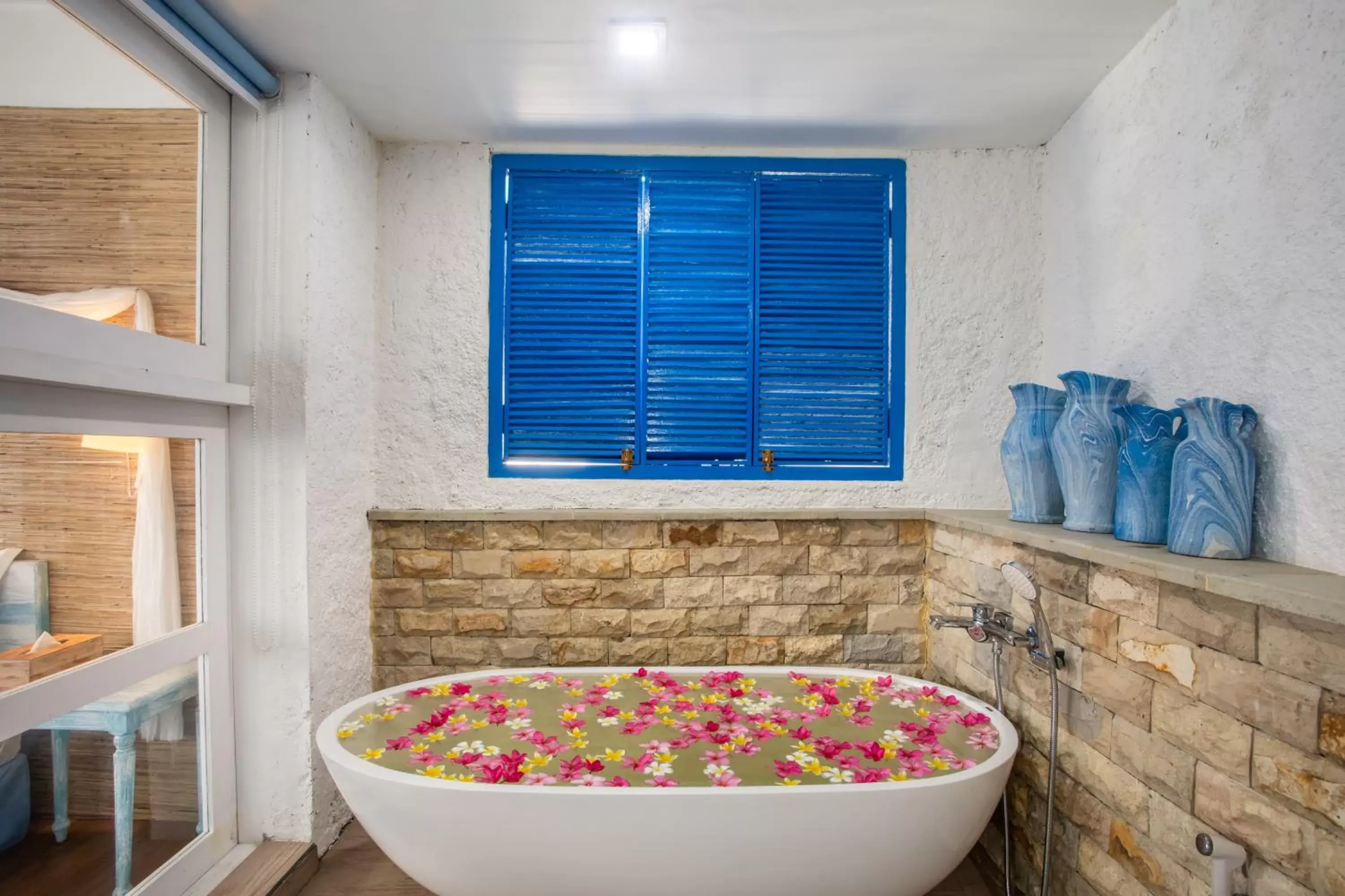 Bathroom in Santorini Beach Resort