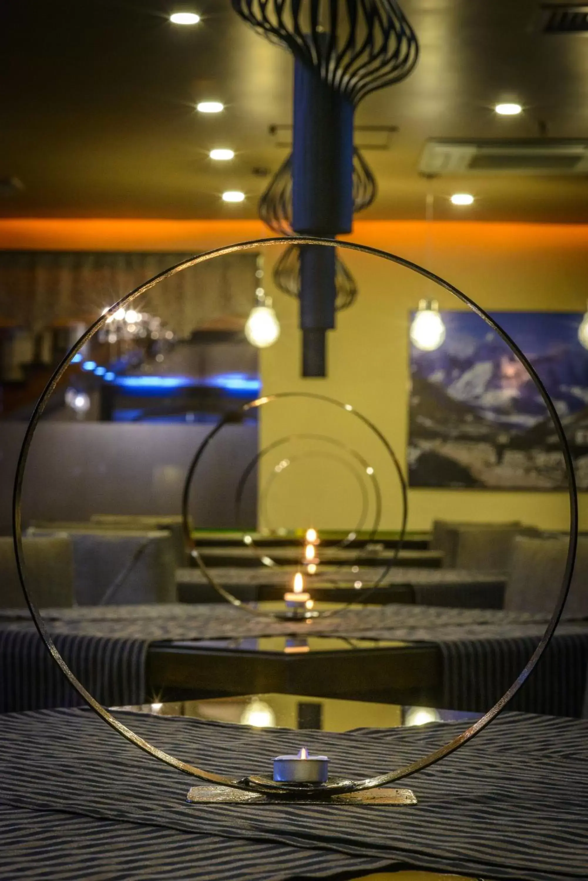 Decorative detail, Lounge/Bar in Gokarna Forest Resort