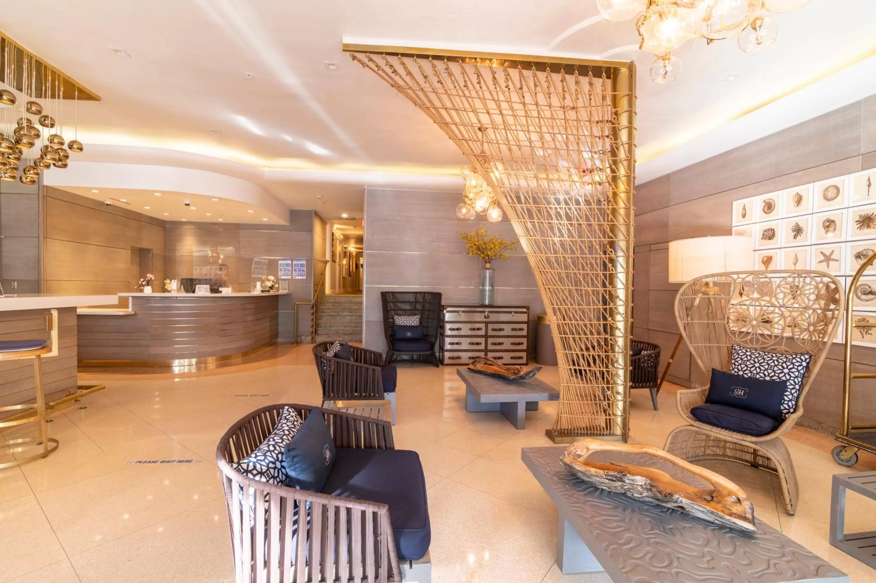 Lobby or reception in San Juan Hotel Miami Beach