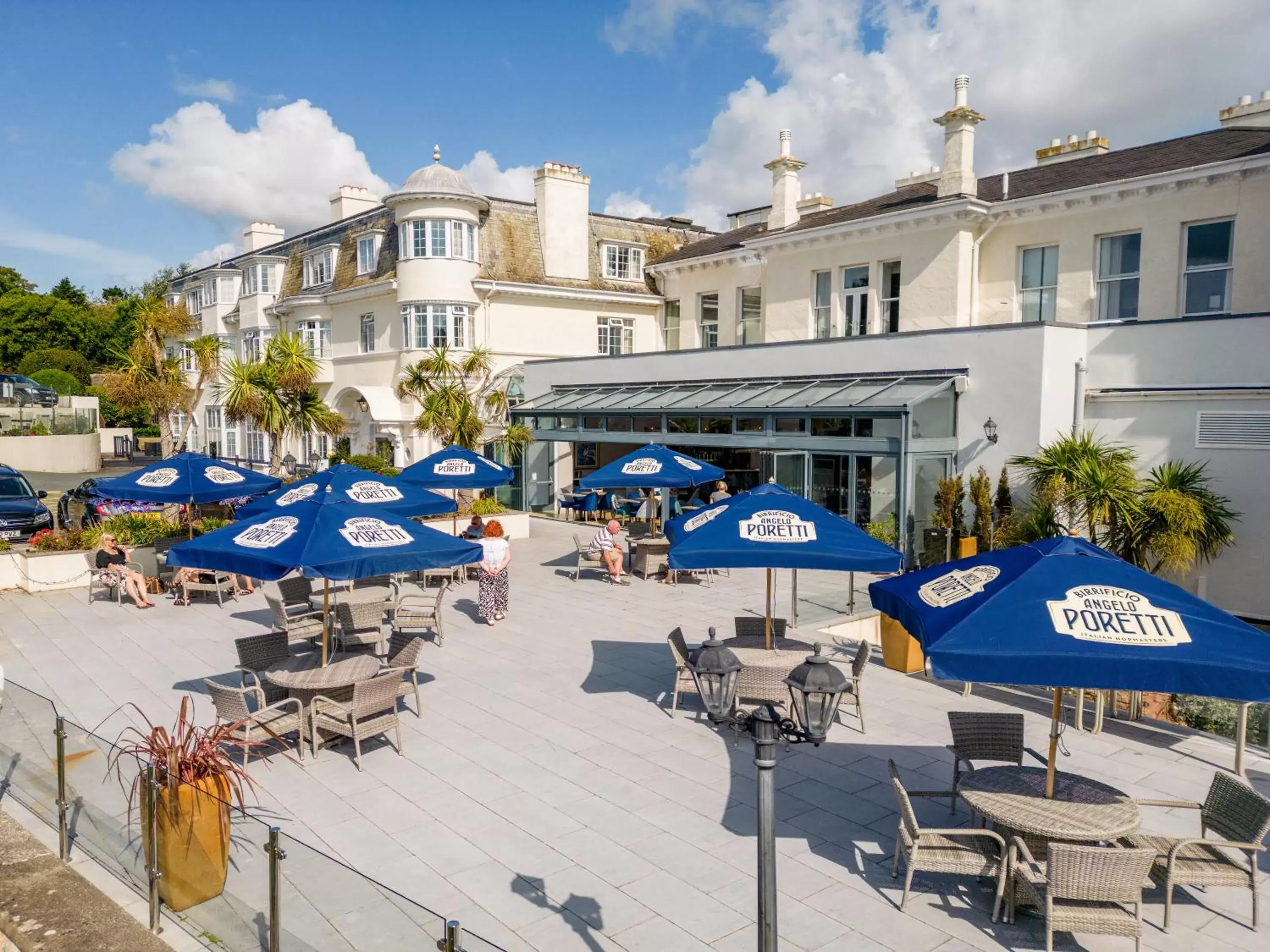 Balcony/Terrace, Property Building in The Headland Hotel & Spa