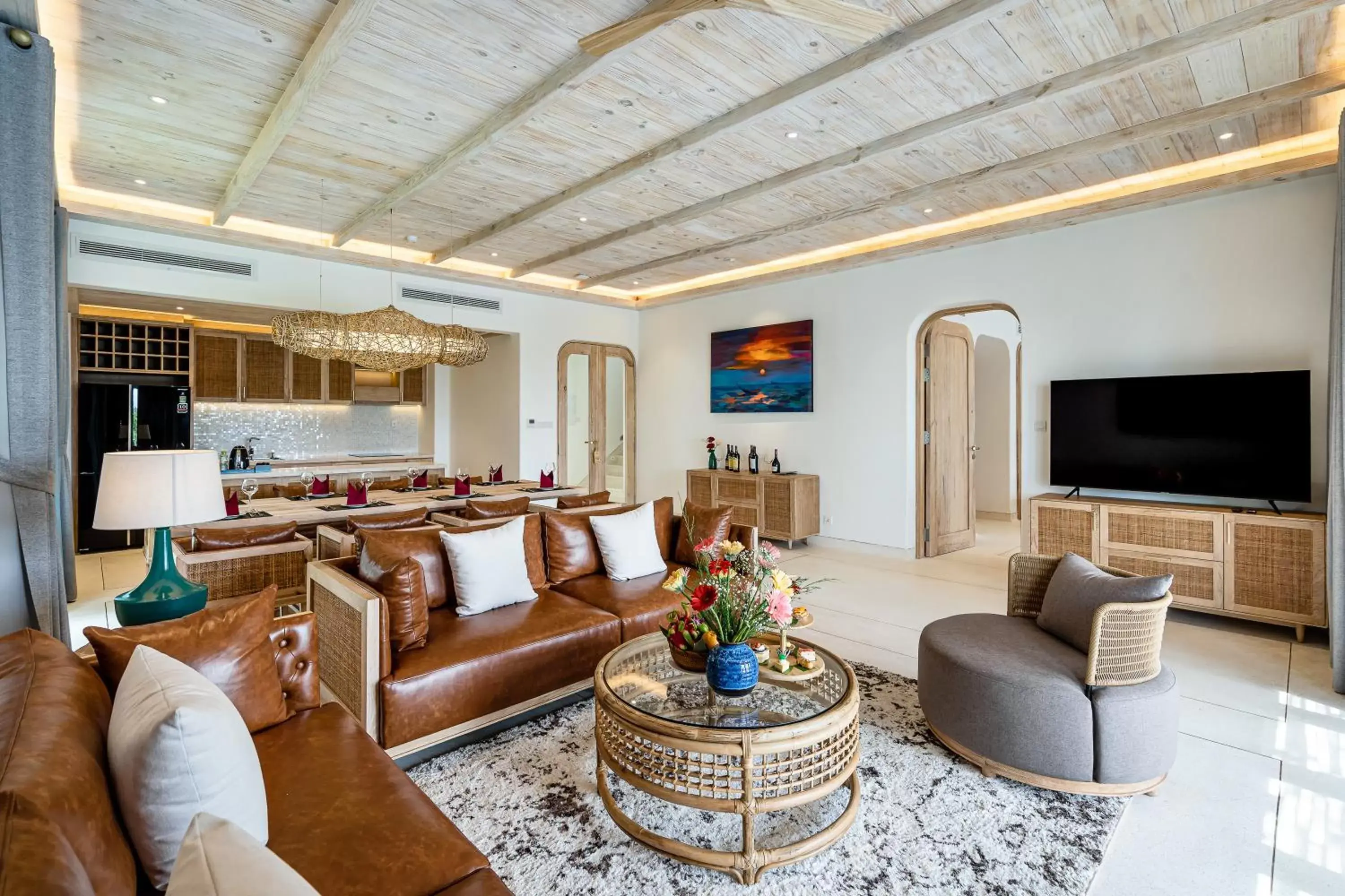 Living room, Seating Area in Stelia Beach Resort