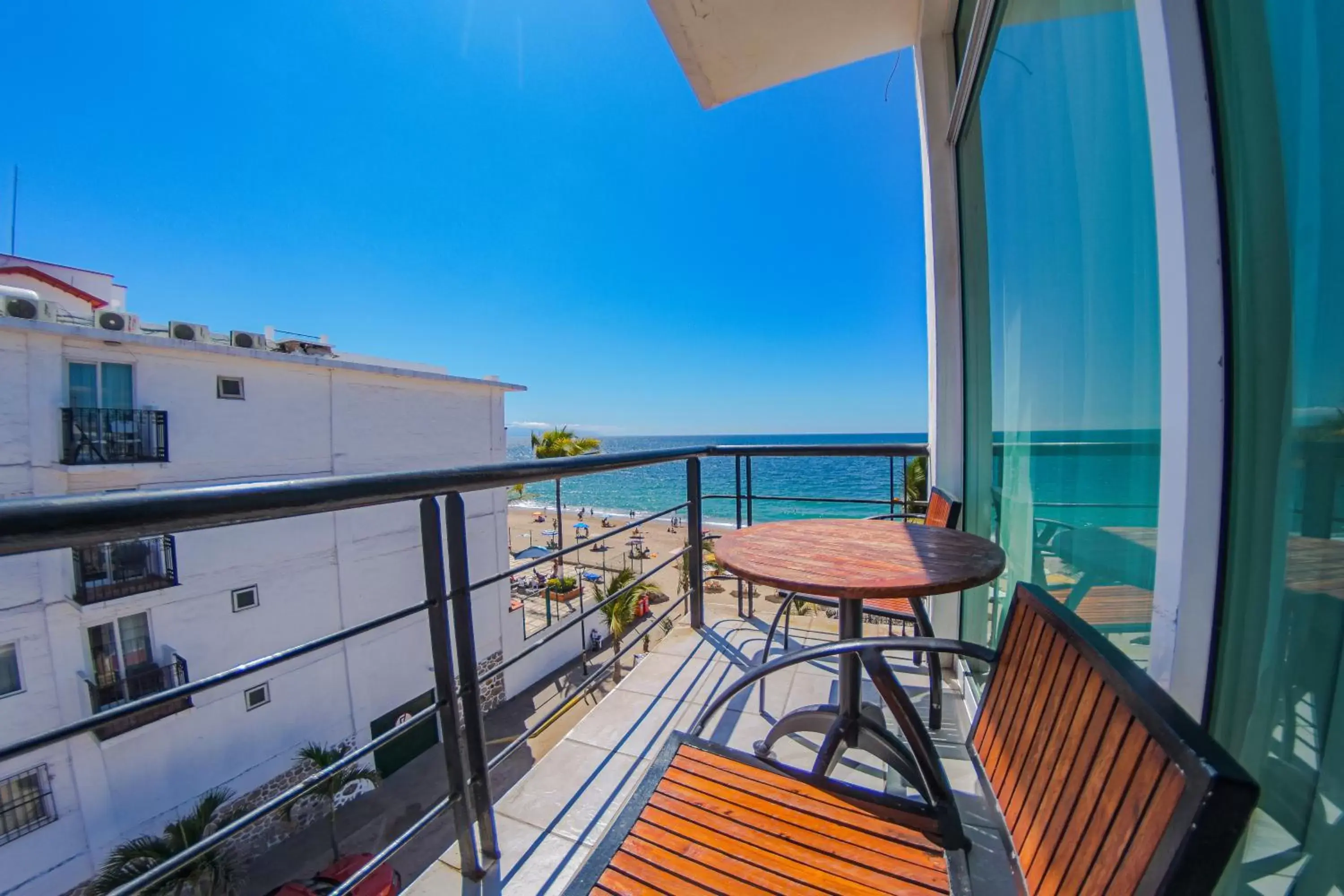 Sea view, Balcony/Terrace in Hotel Suites Nadia Puerto Vallarta