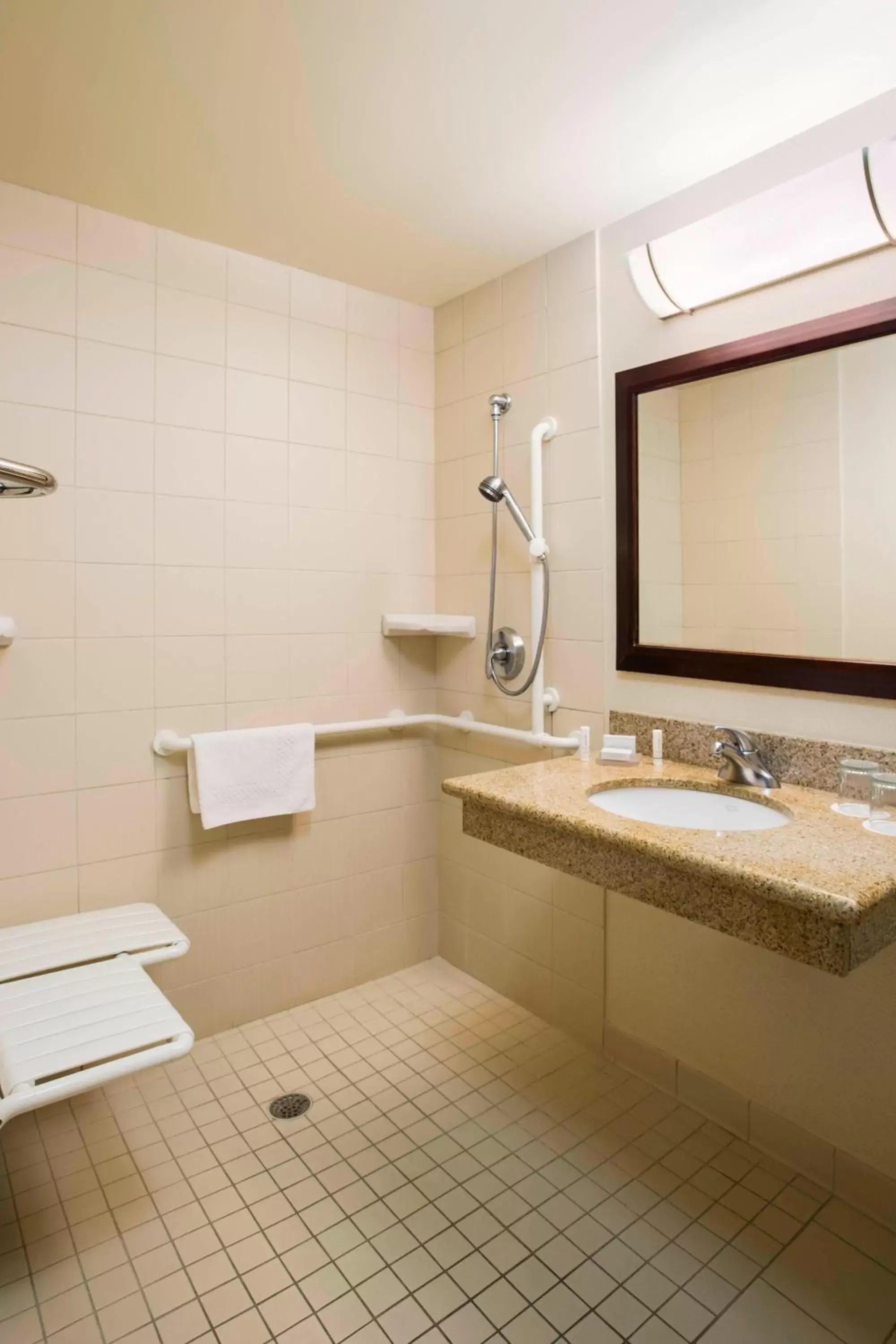 Bathroom in SpringHill Suites by Marriott Omaha East, Council Bluffs, IA