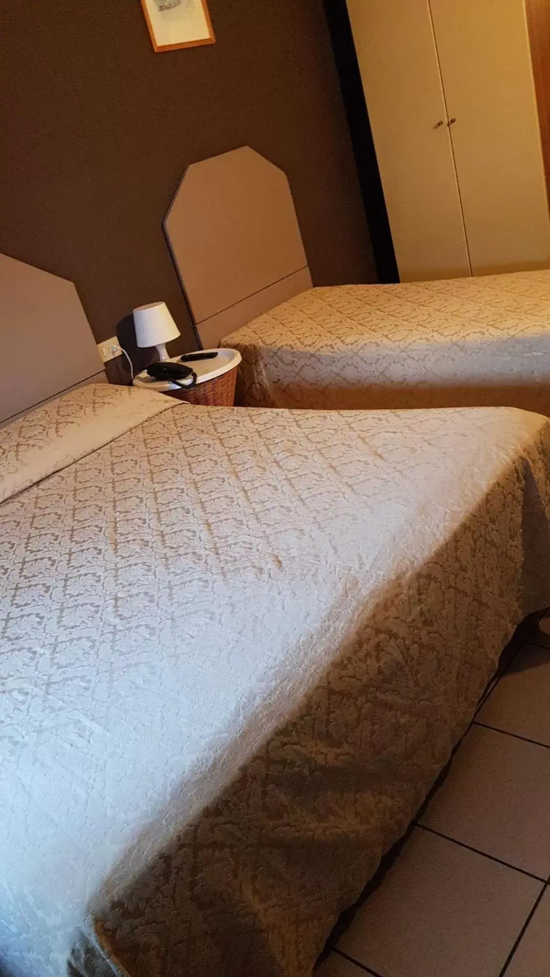 Bed in Hotel Ariston