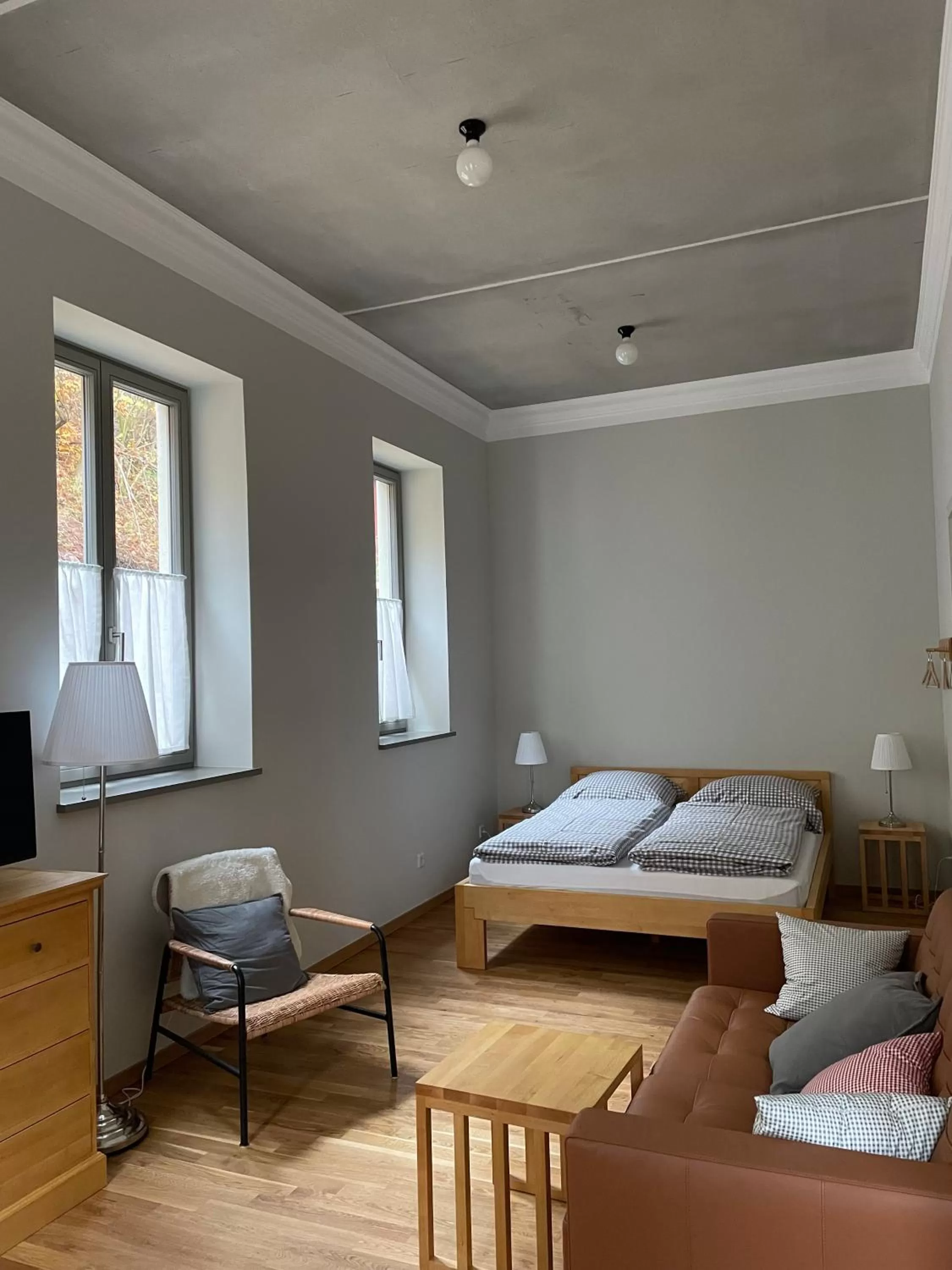 Photo of the whole room, Bed in Gästehaus Phantasie