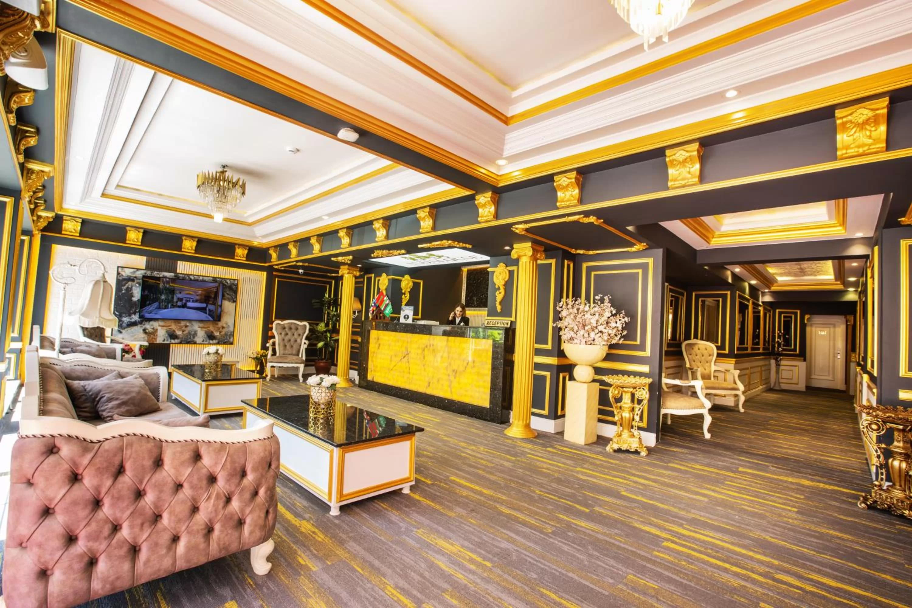 Living room in Andalouse Otel