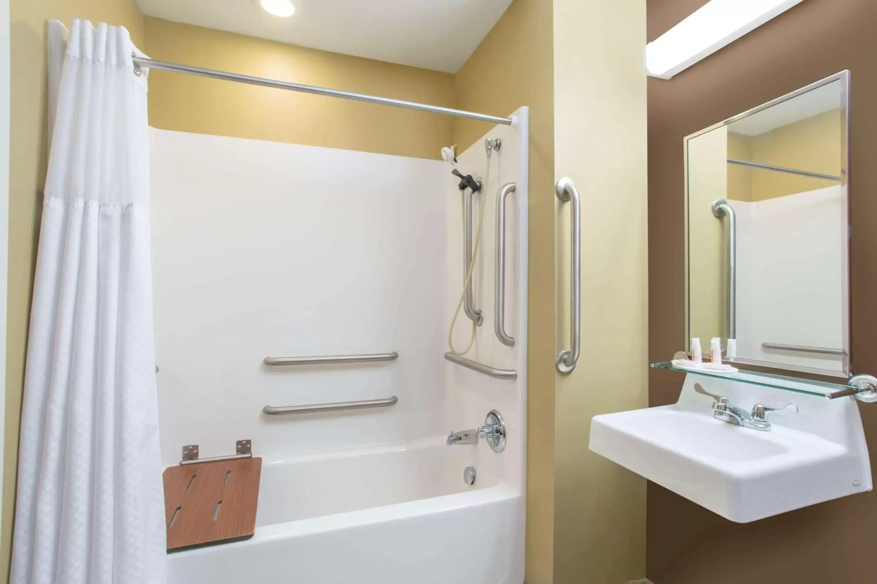 Shower, Bathroom in Microtel Inn & Suites Mansfield PA