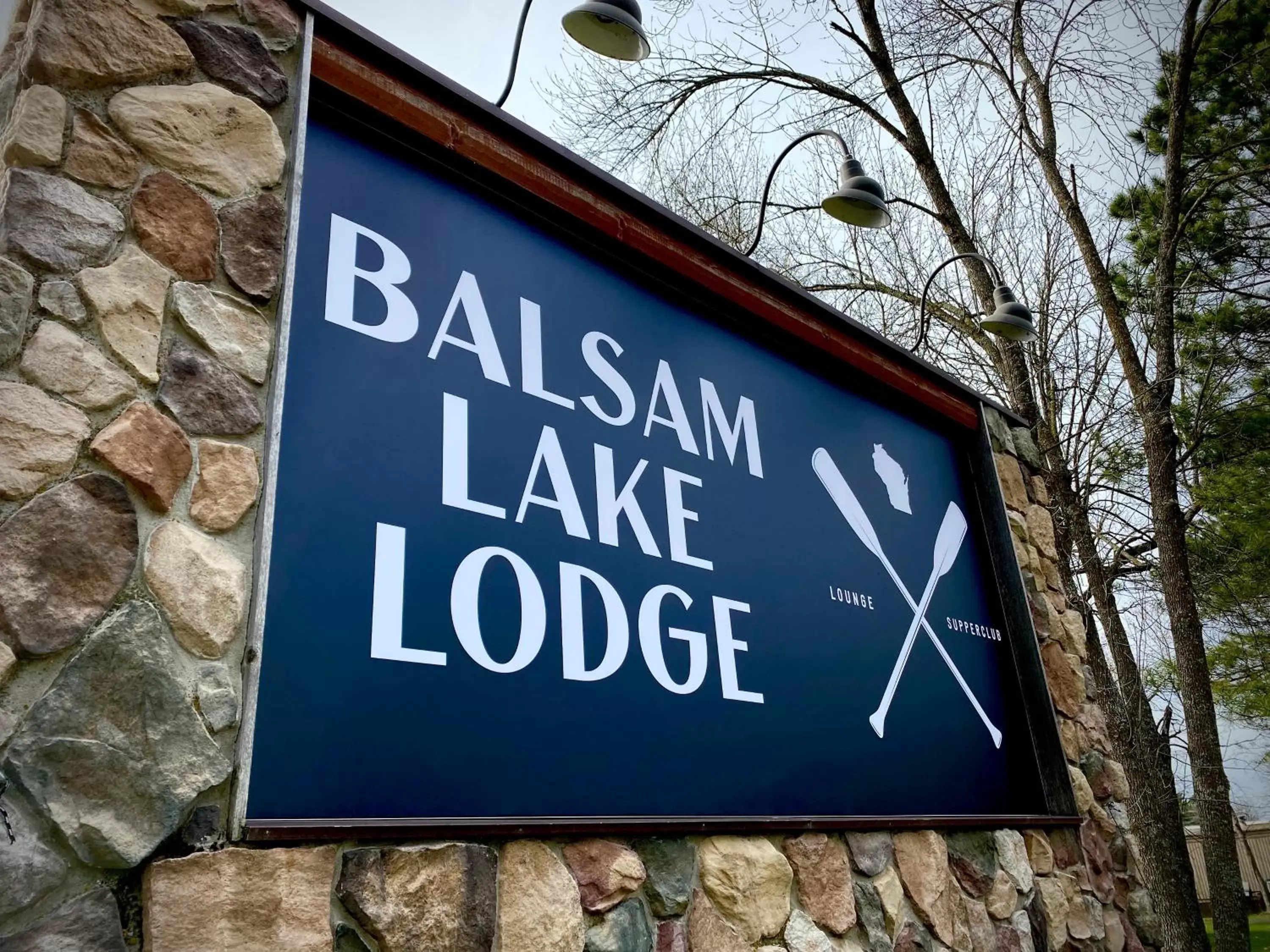 Property Logo/Sign in Balsam Lake Lodge