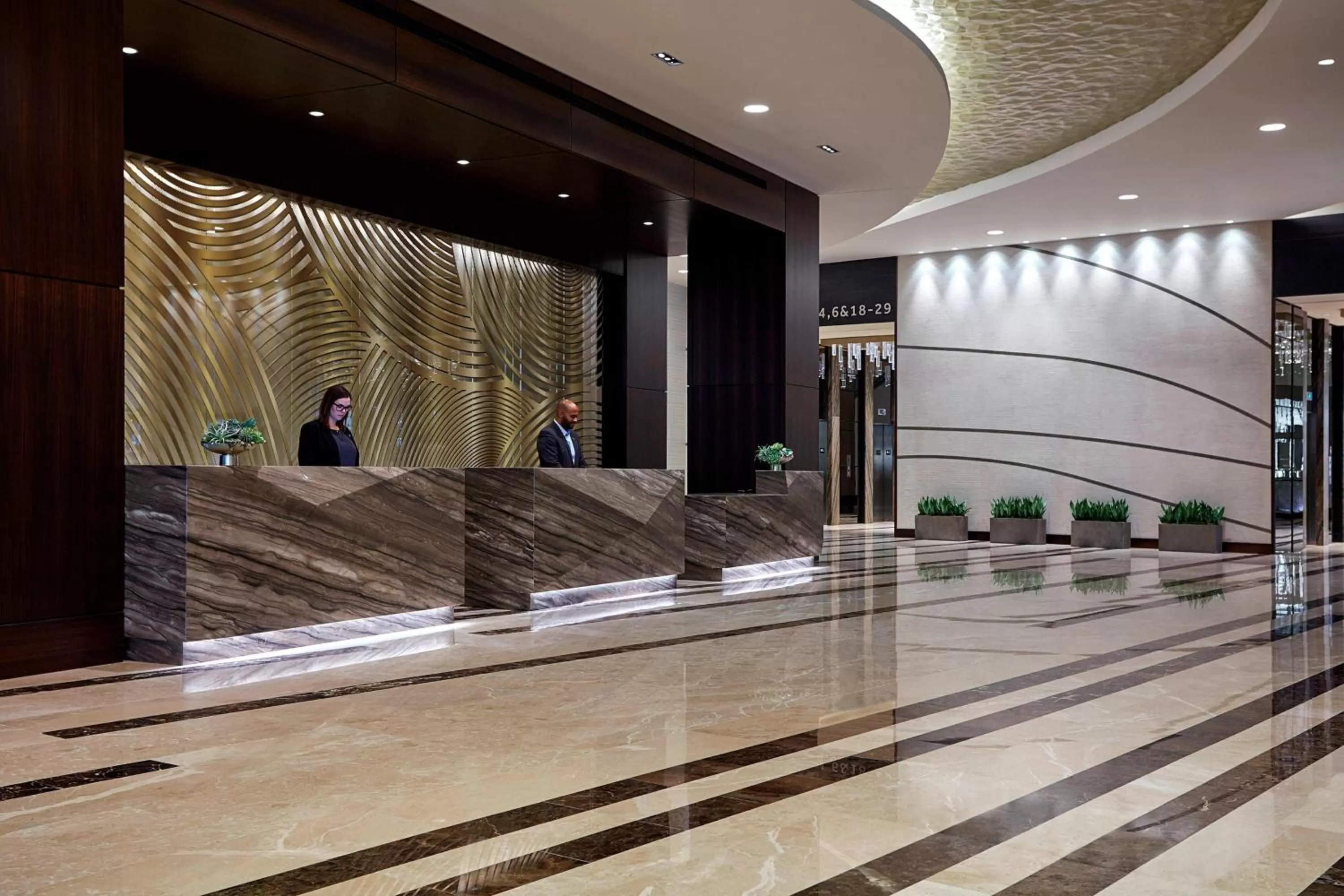 Lobby or reception in Marriott Marquis Houston