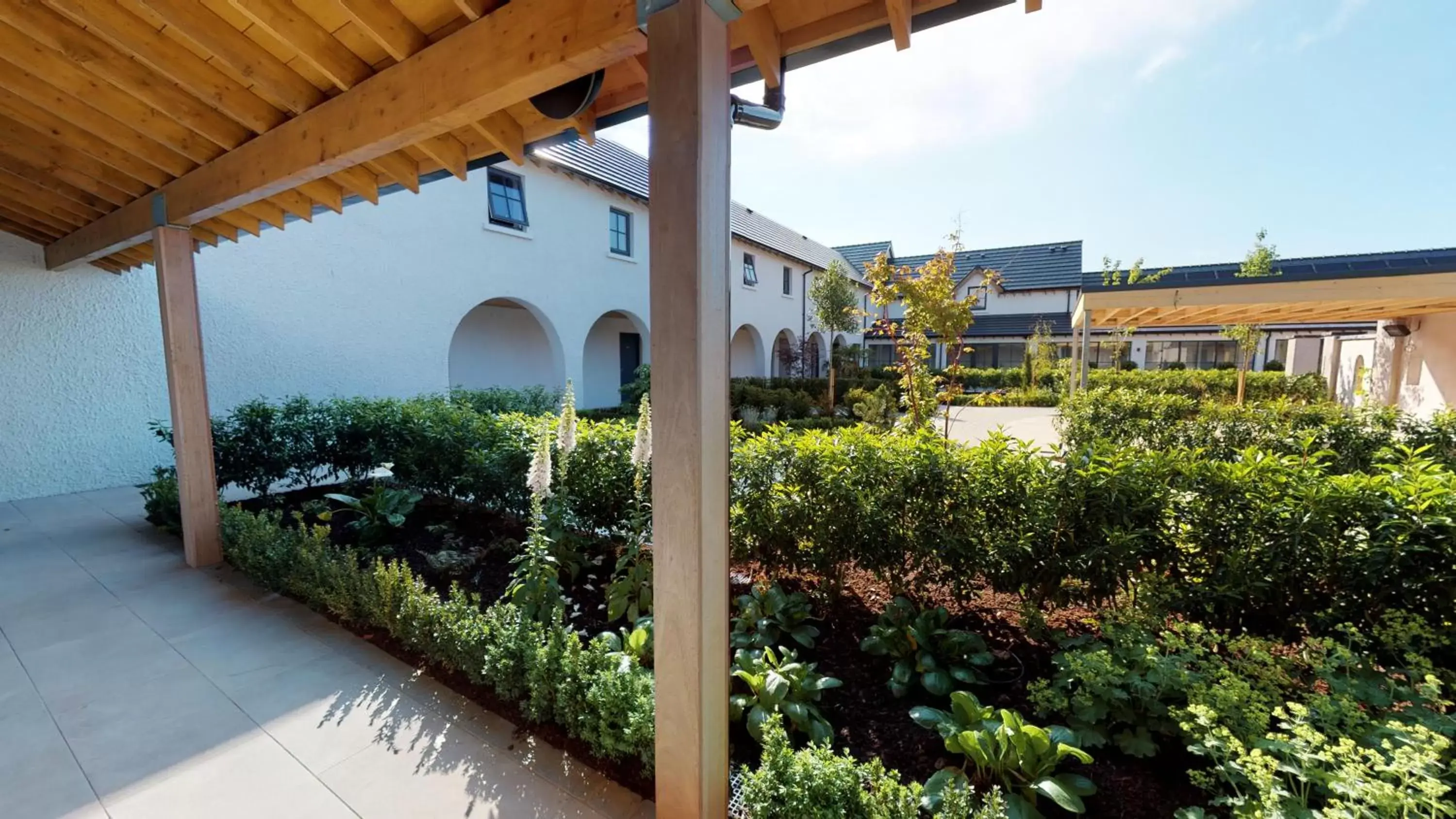 Inner courtyard view in The Salthouse Hotel