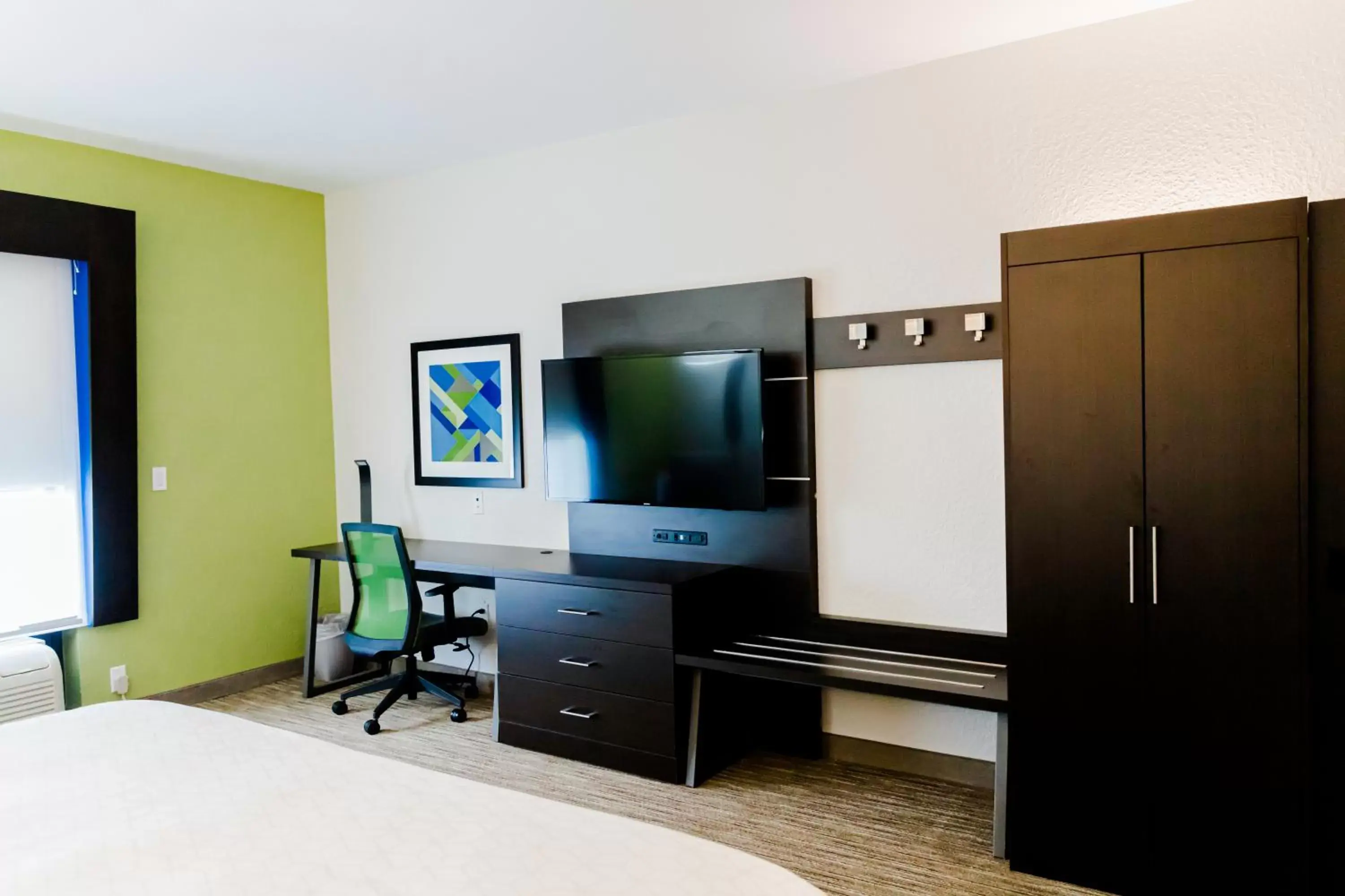 TV and multimedia, TV/Entertainment Center in Holiday Inn Express Hotel & Suites Greenville, an IHG Hotel