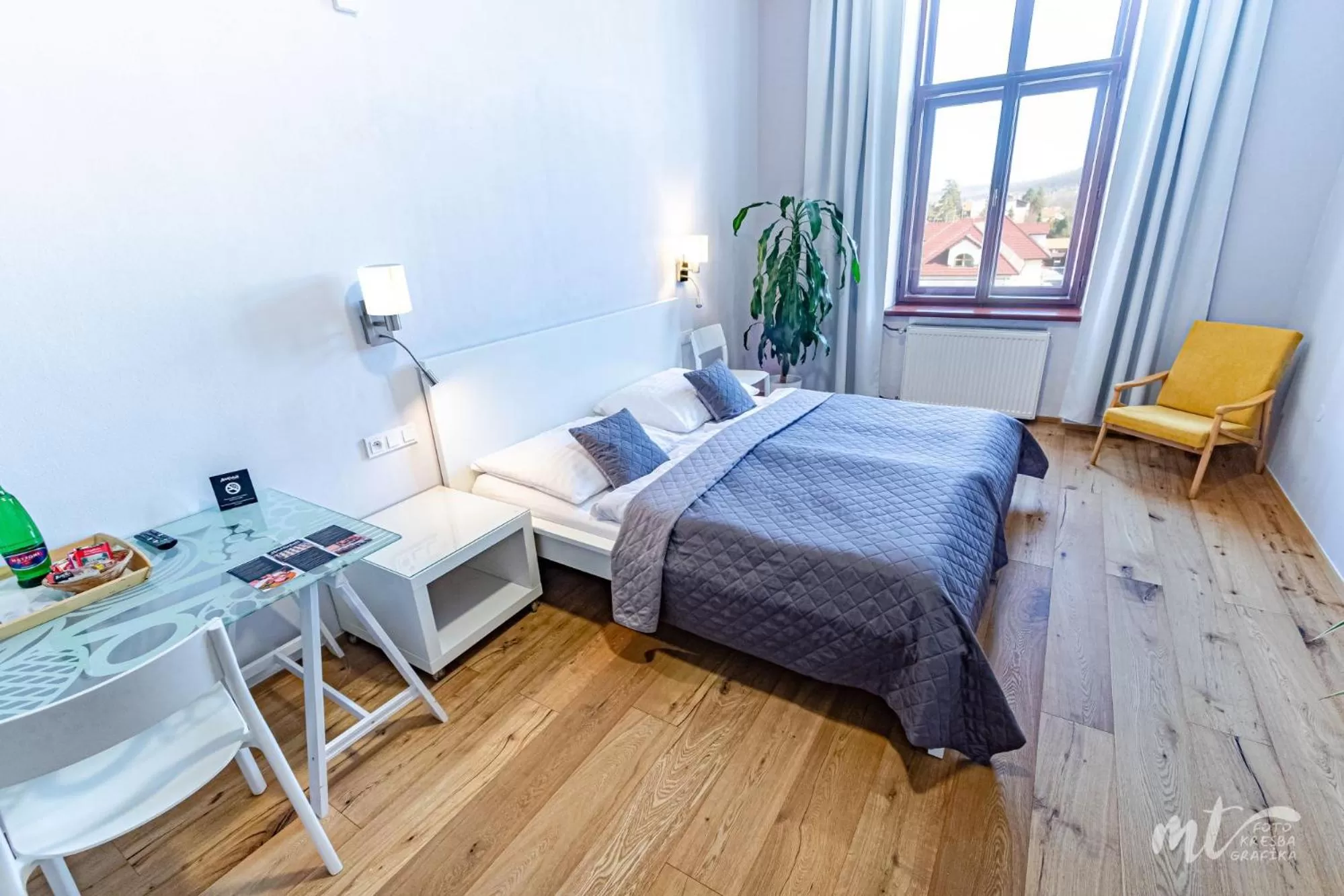 Bed in Hotel Centrum