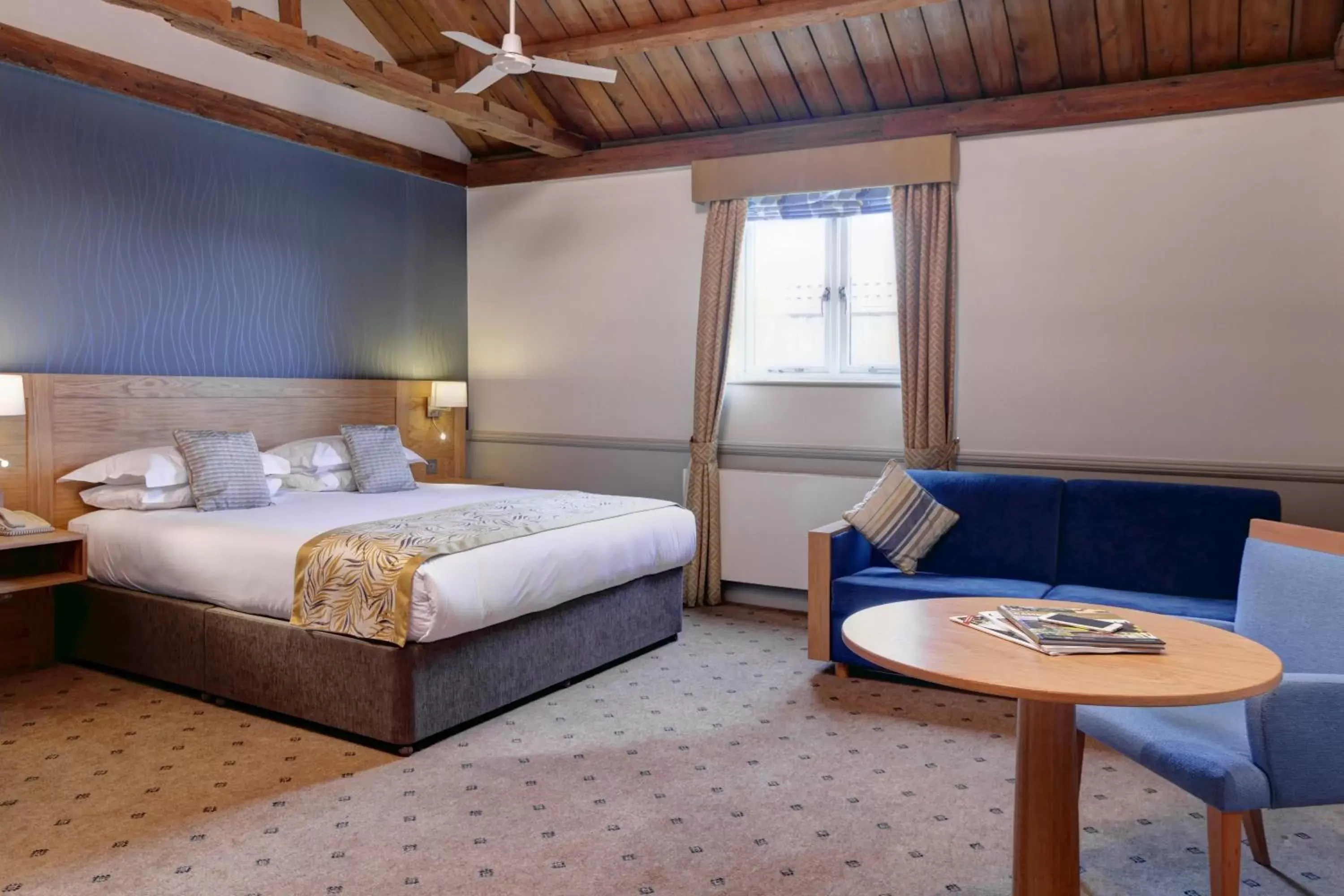 Bedroom, Bed in Cambridge Quy Mill Hotel & Spa Bedroom, Bed in Cambridge Quy Mill Hotel & Spa