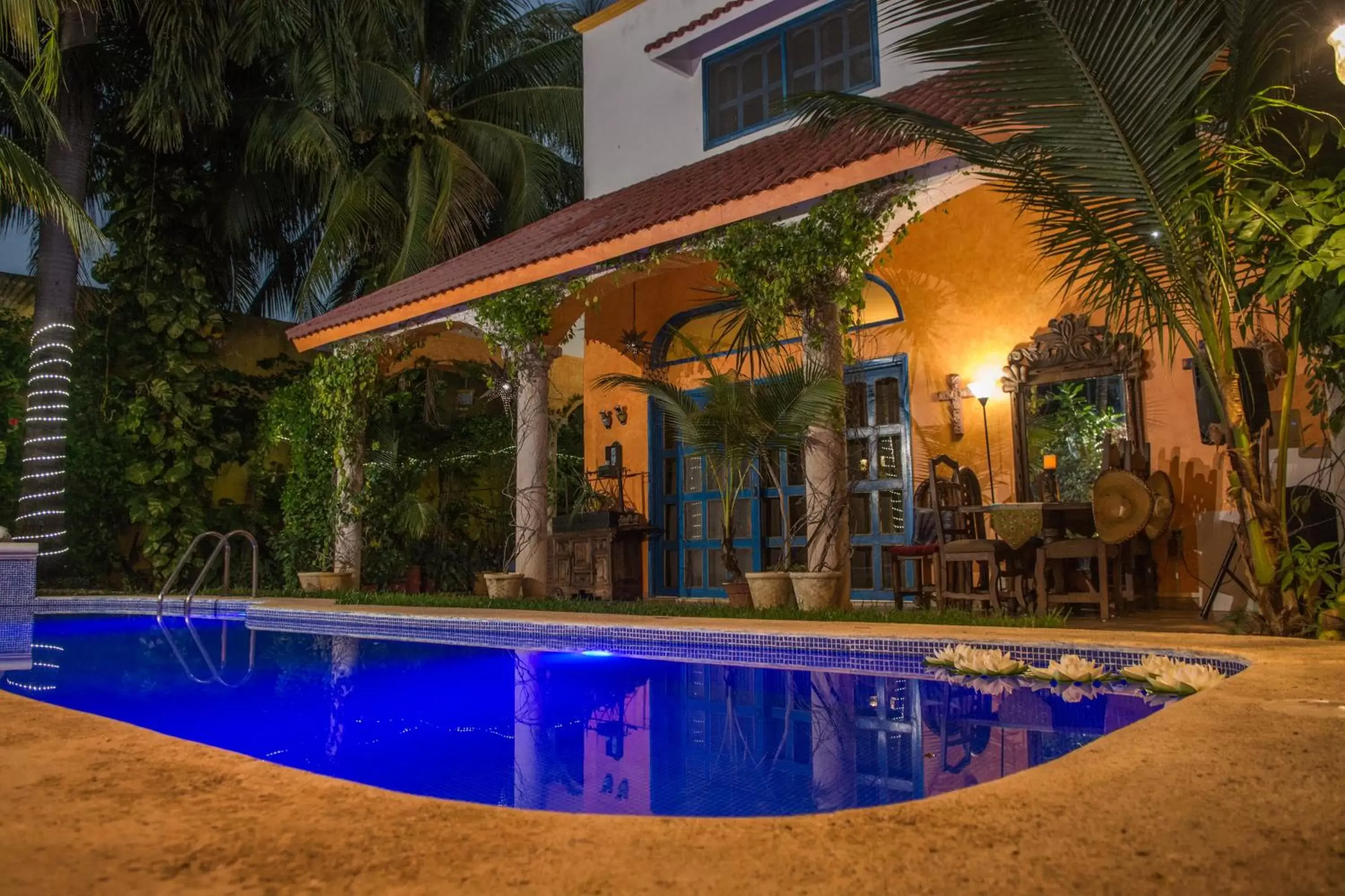 Garden, Swimming Pool in Hacienda Boutique B&B and Spa Solo Adultos