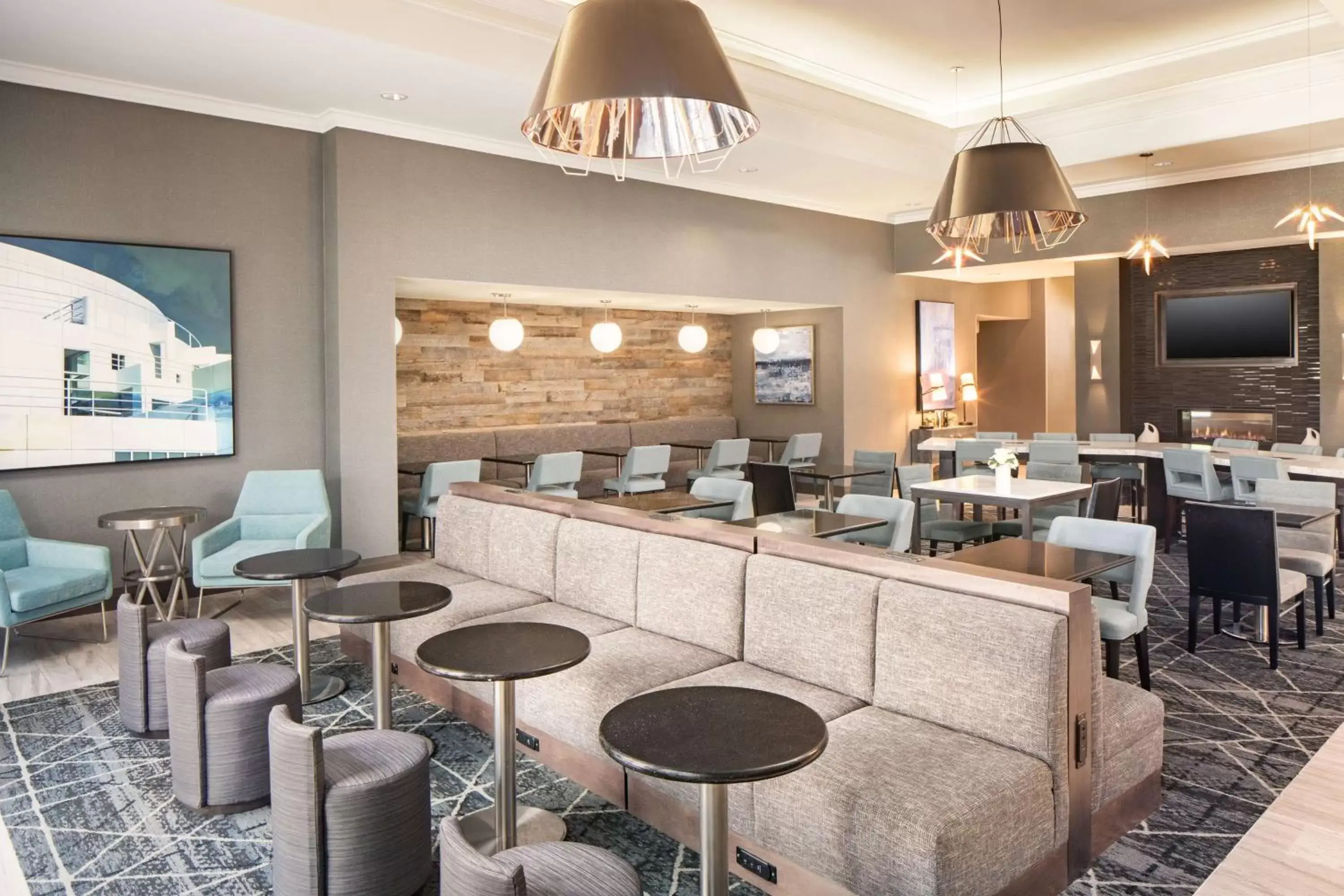 Lobby or reception, Restaurant/Places to Eat in Homewood Suites by Hilton Atlanta - Buckhead