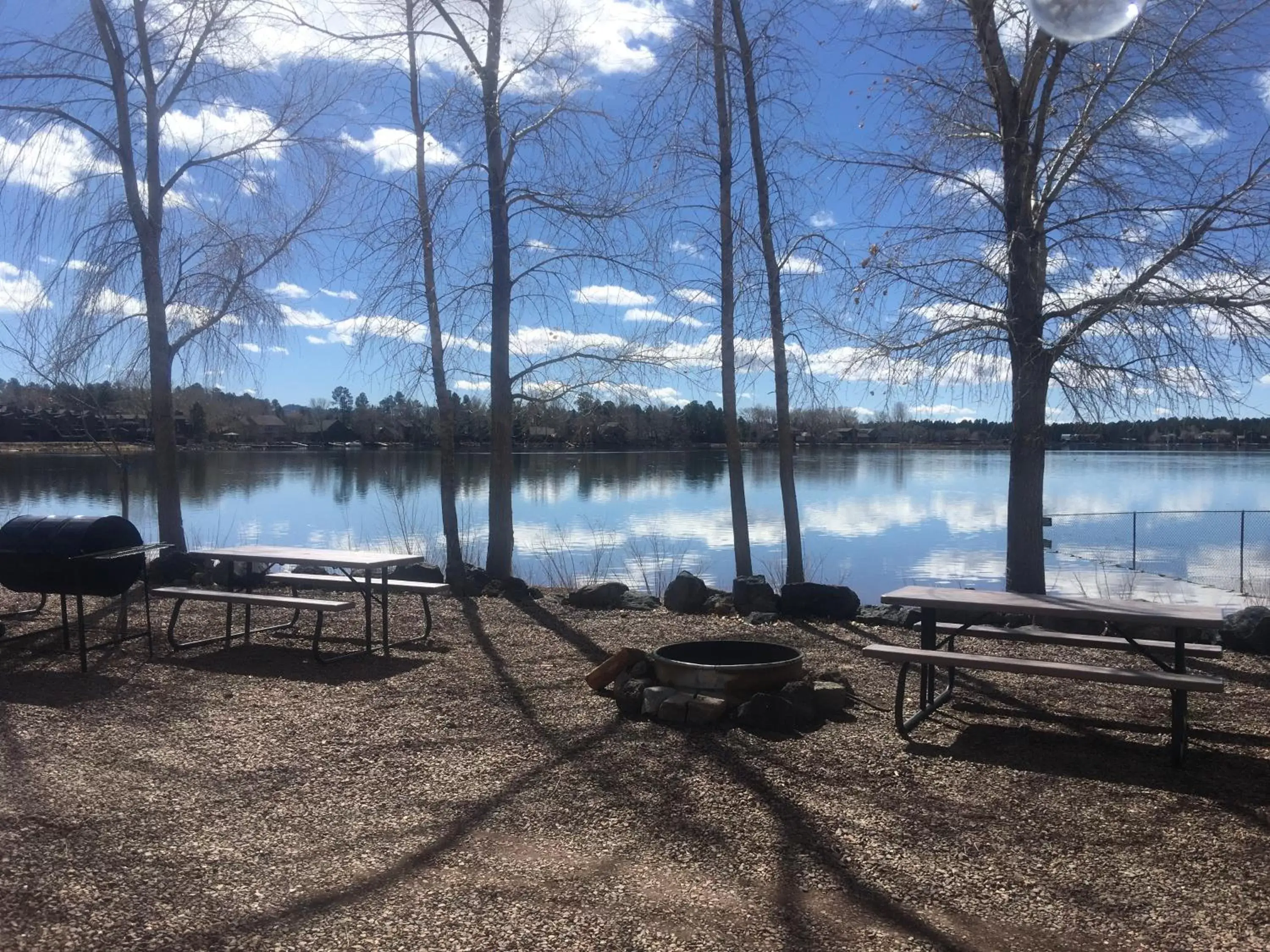 Lake view in Rainbows End Fishing Resort