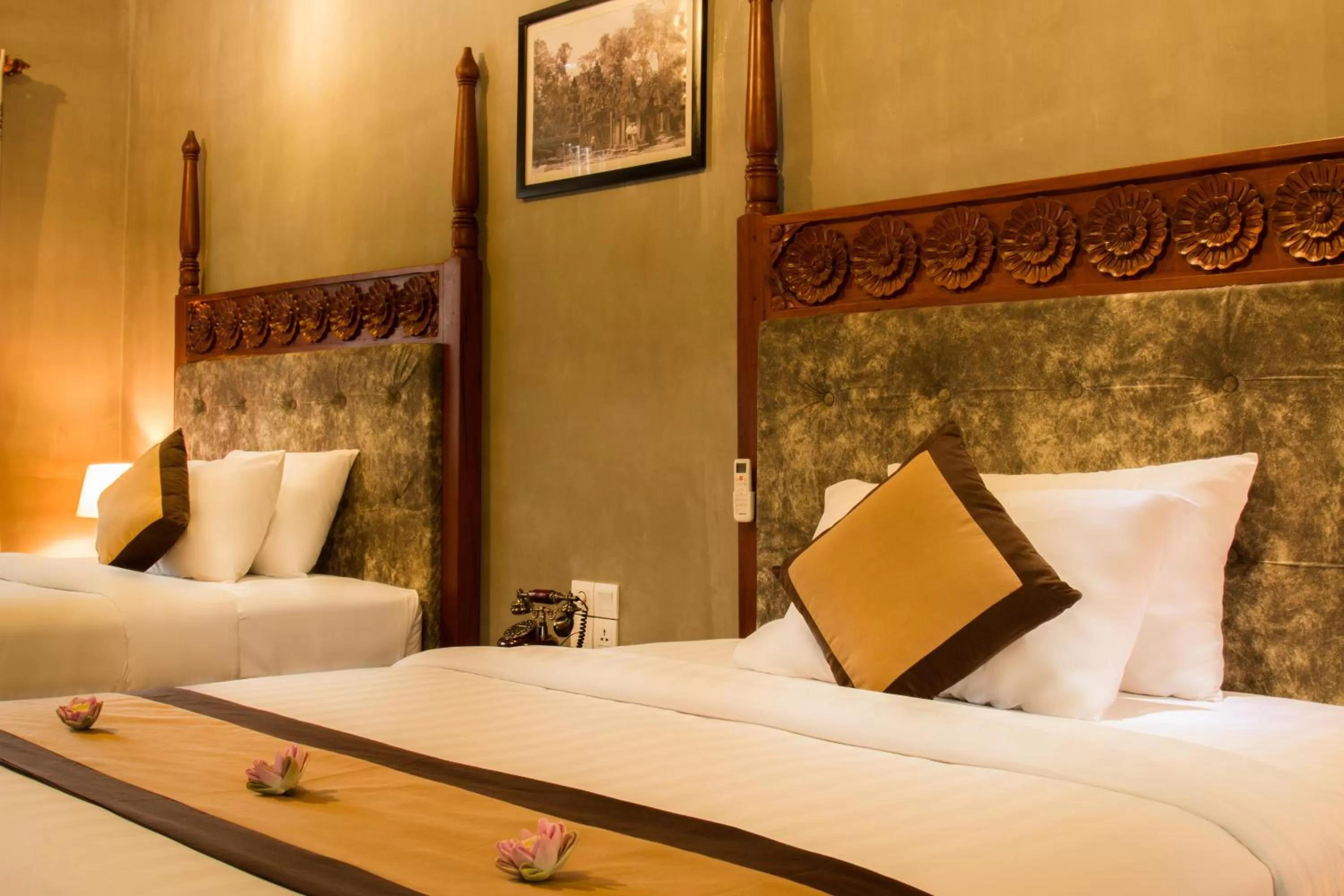 Bedroom, Bed in Angkor Style Resort
