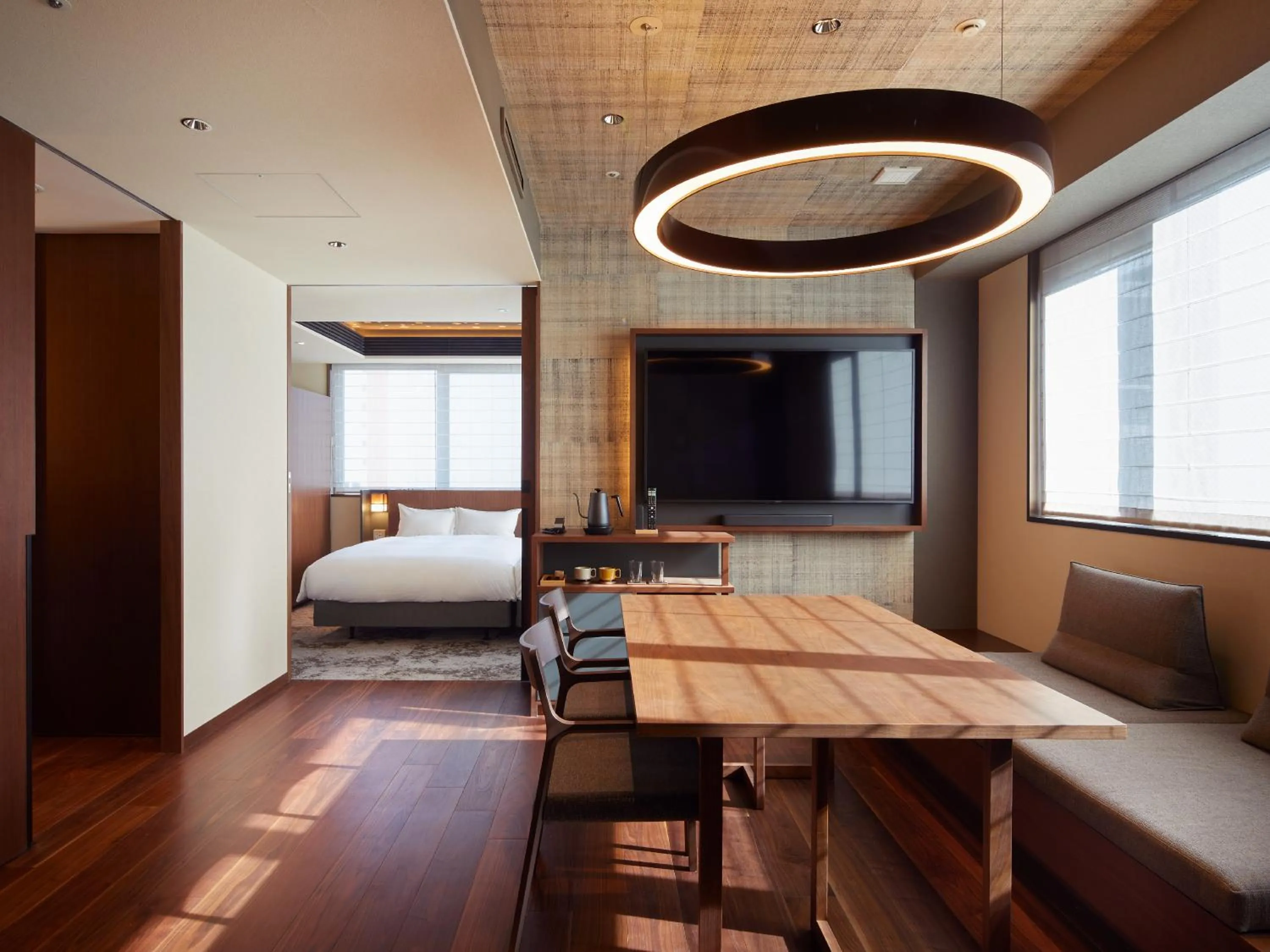 Seating area, Bed in Agora Tokyo Ginza