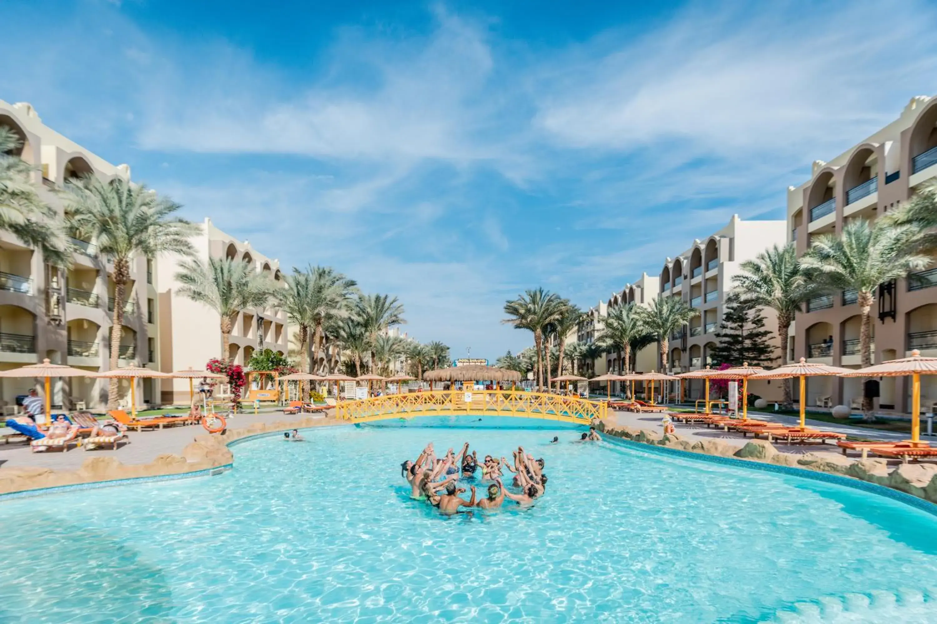 Swimming pool in El Karma Beach Resort & Aqua Park - Hurghada Swimming pool in El Karma Beach Resort & Aqua Park - Hurghada