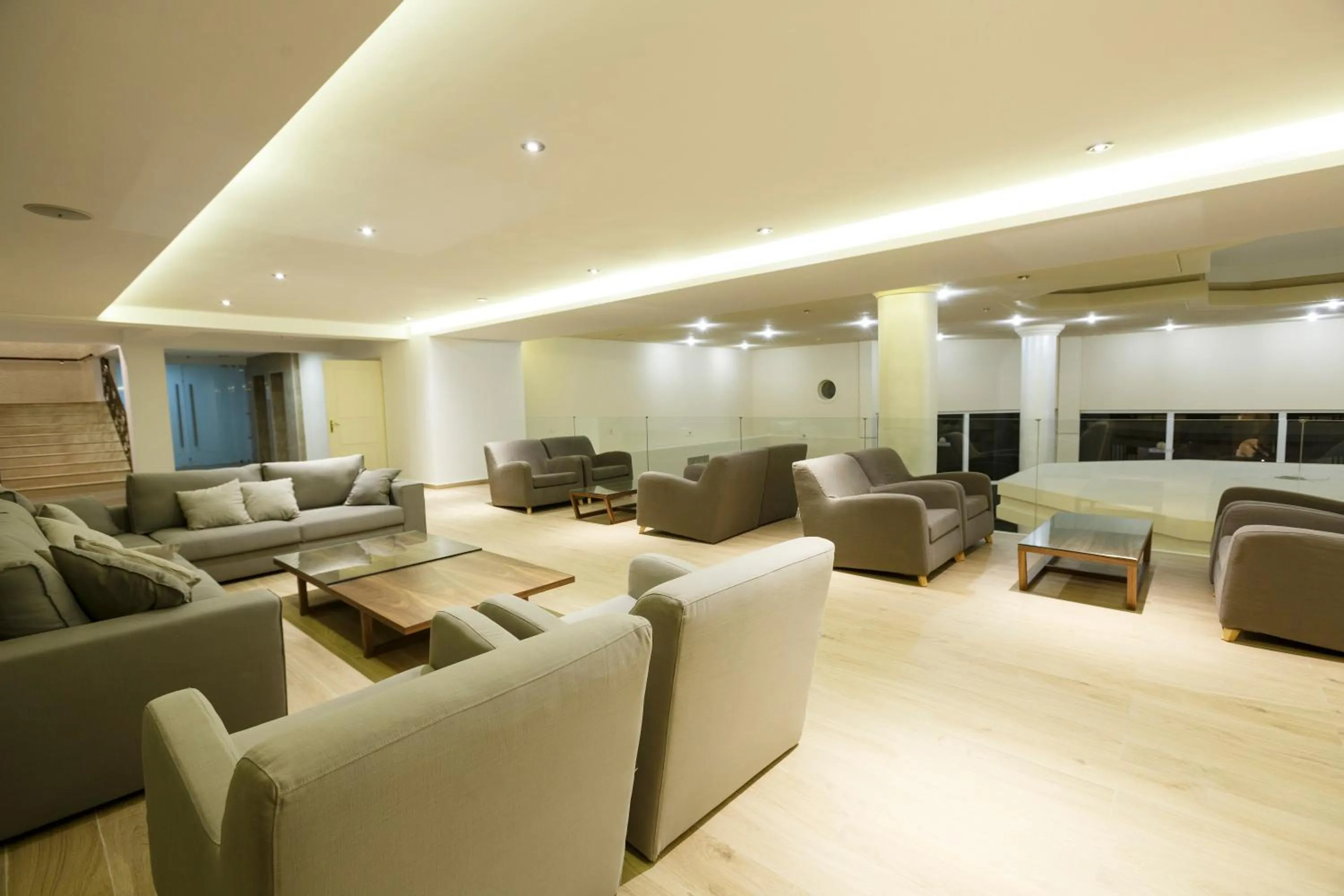 Communal lounge/ TV room in Lindos Royal Resort