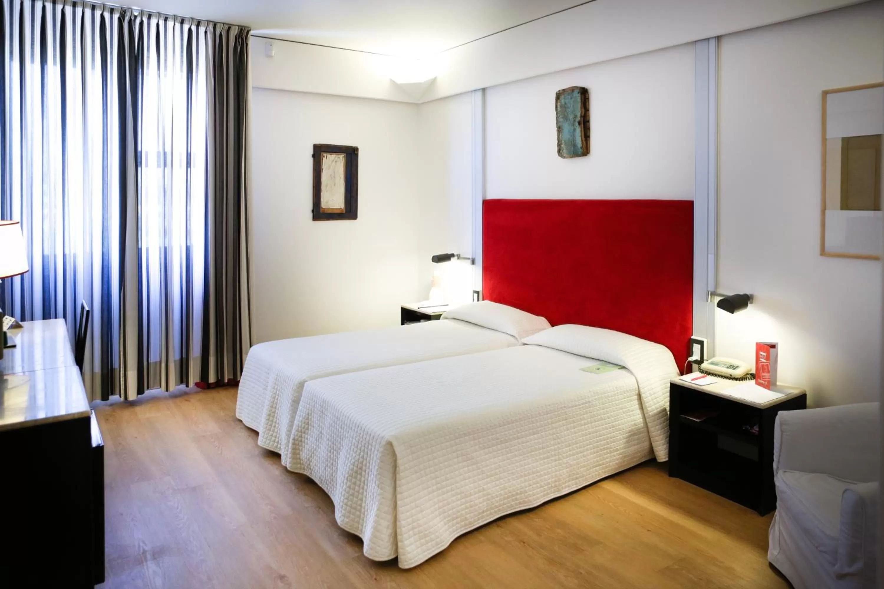 Bed in Art Hotel Museo