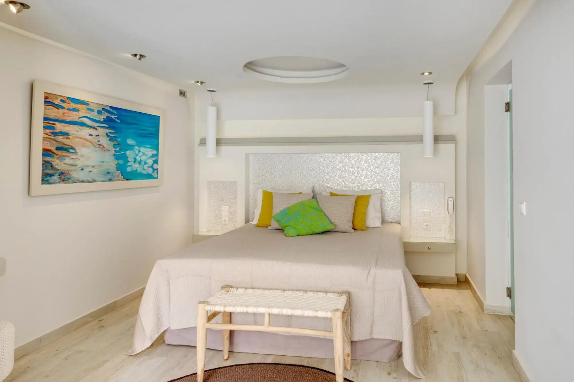 Bedroom, Bed in Kouros Art Hotel (Adults Only)