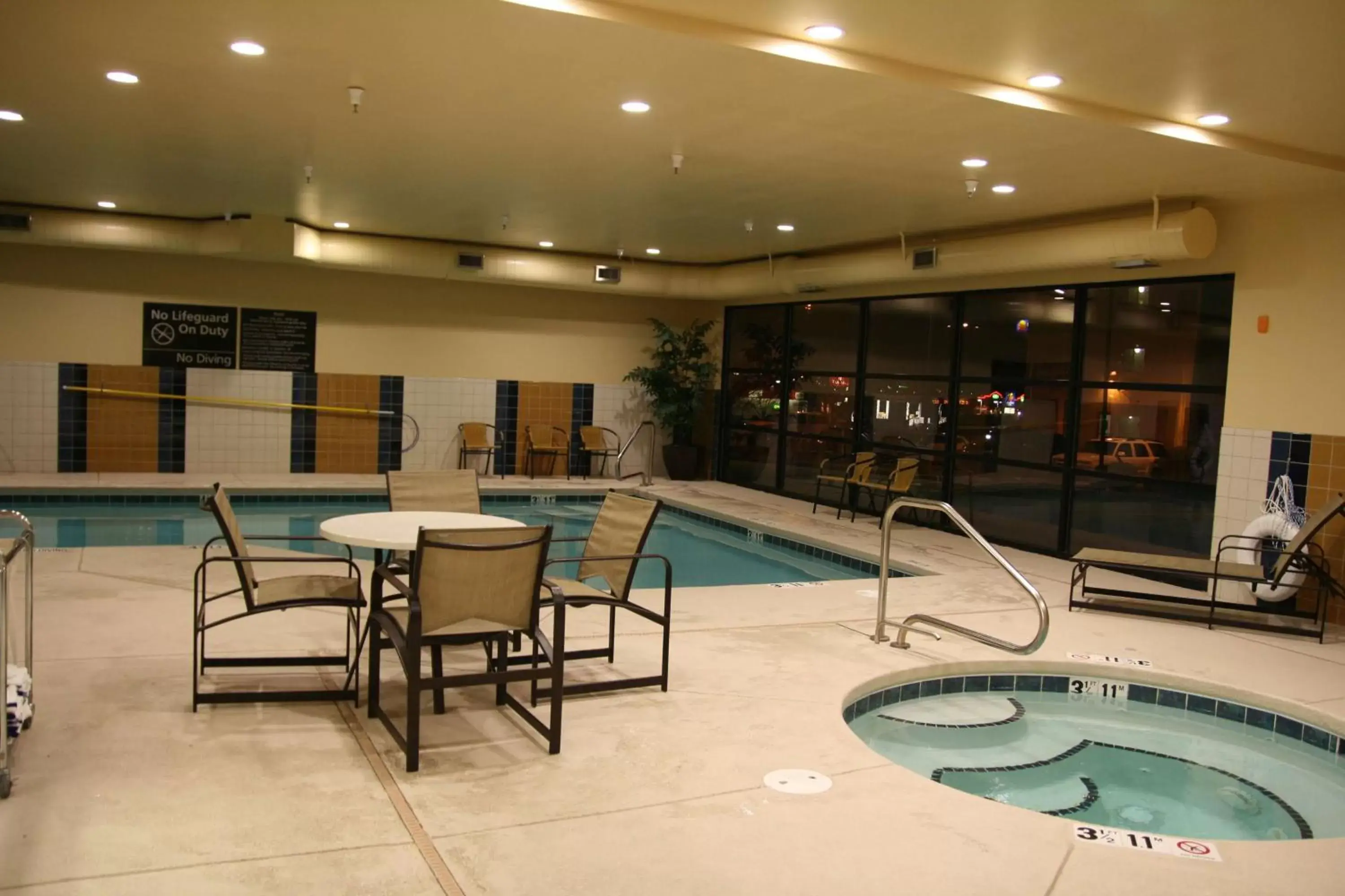 Pool view in Hampton Inn and Suites Pueblo/North Pool view in Hampton Inn and Suites Pueblo/North