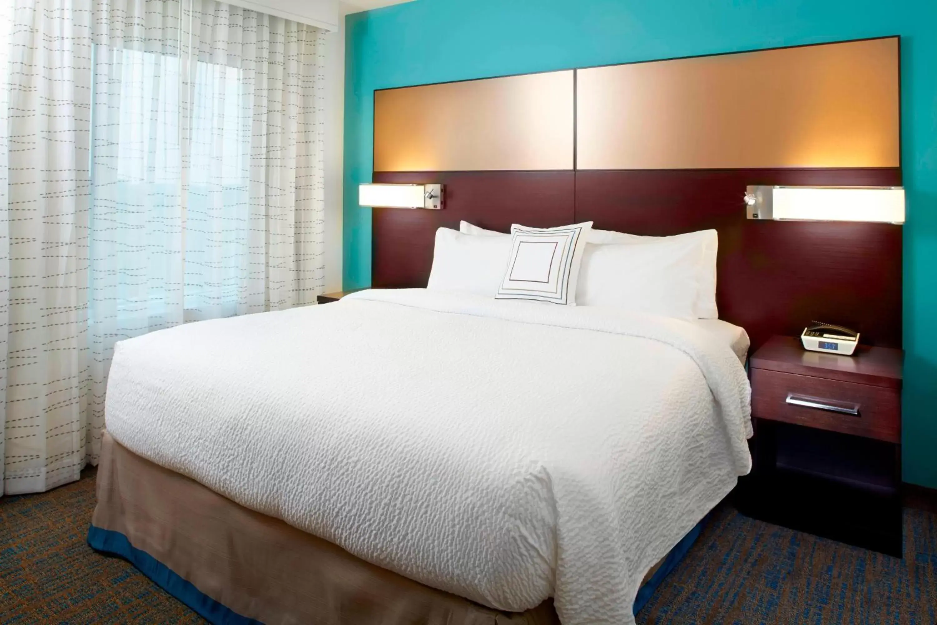 Bedroom, Bed in Residence Inn by Marriott Orlando Lake Nona