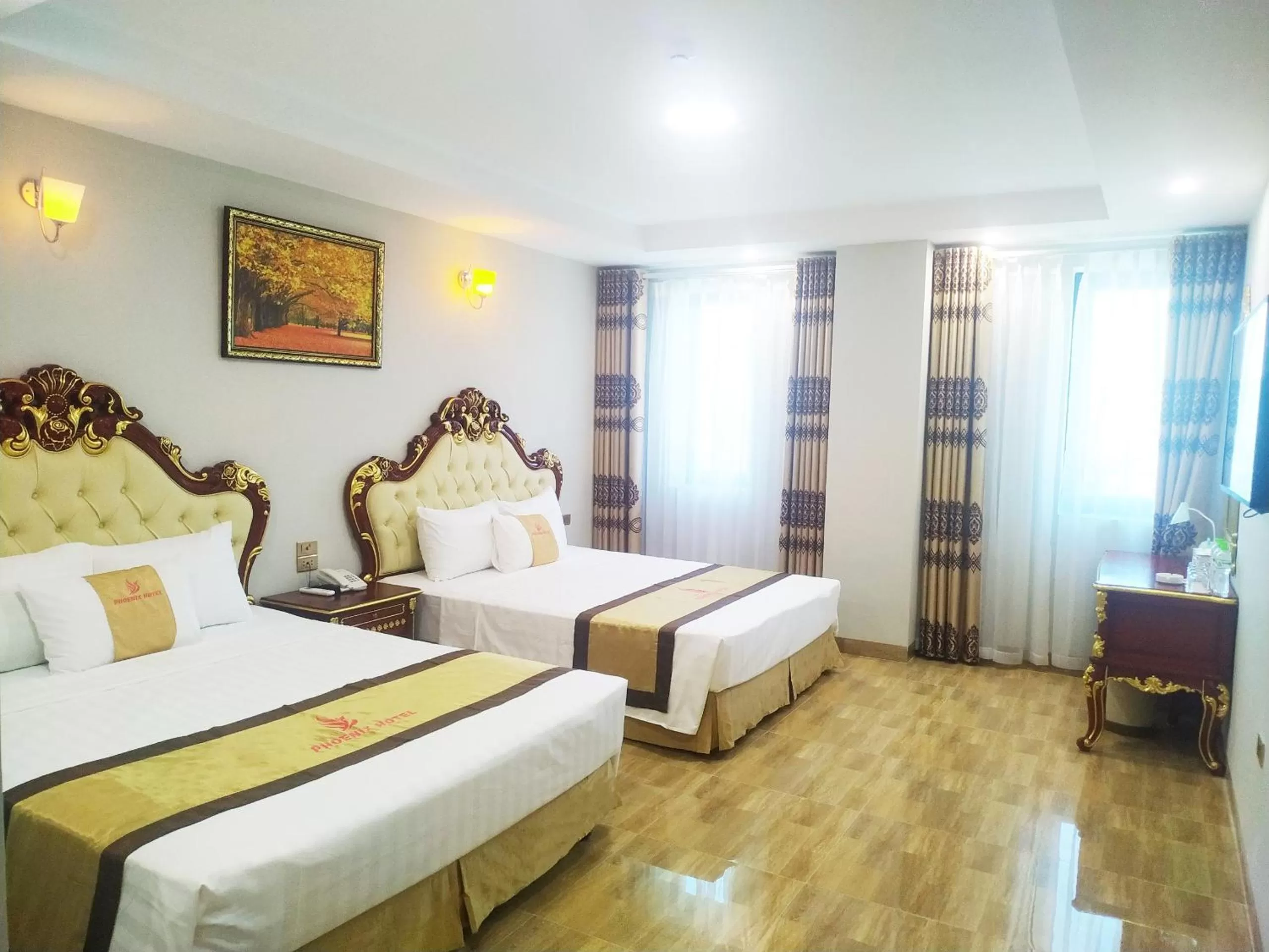 Bed in Khách Sạn Phượng Hoàng 3