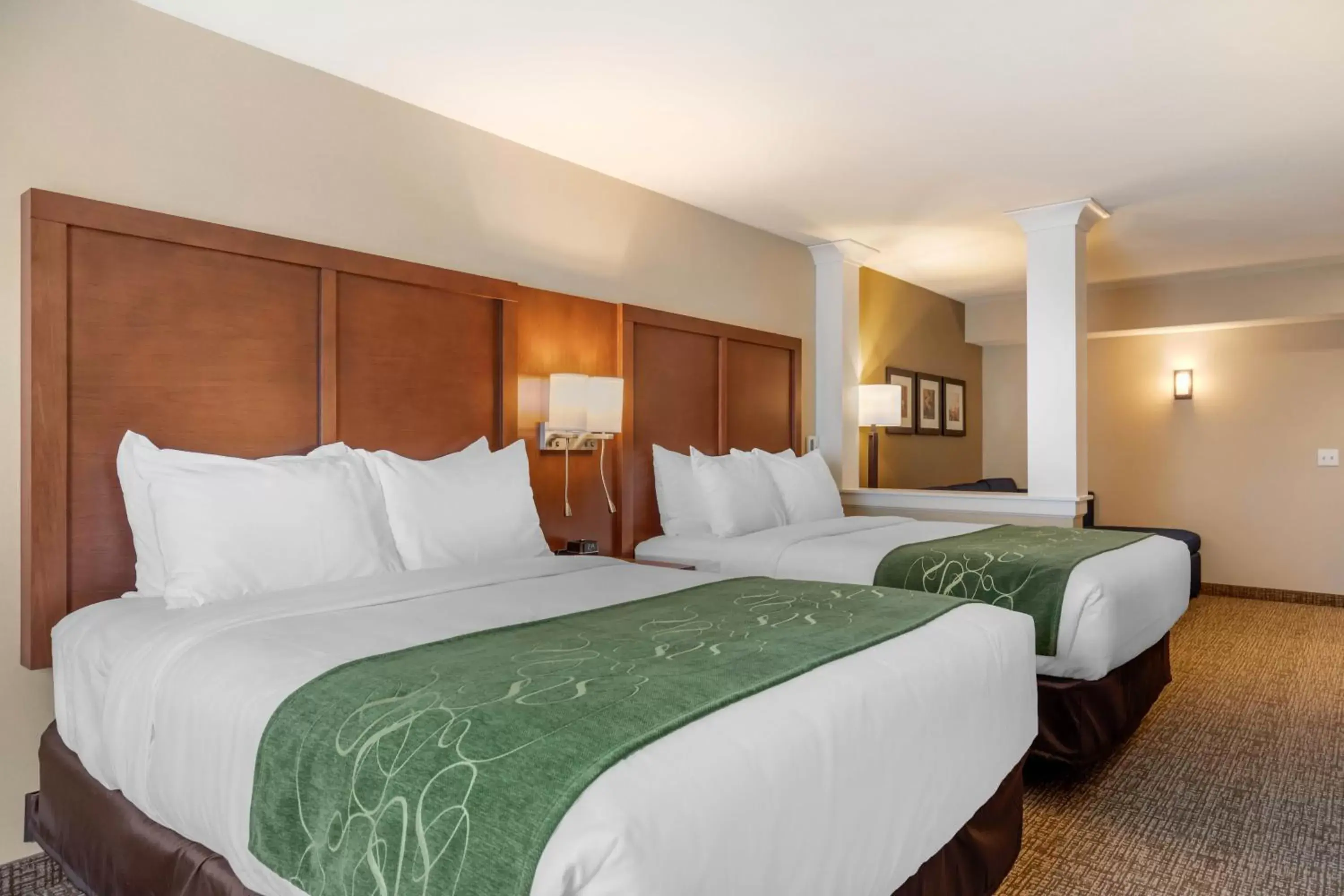Photo of the whole room, Bed in Comfort Inn & Suites Schenectady - Scotia Photo of the whole room, Bed in Comfort Inn & Suites Schenectady - Scotia