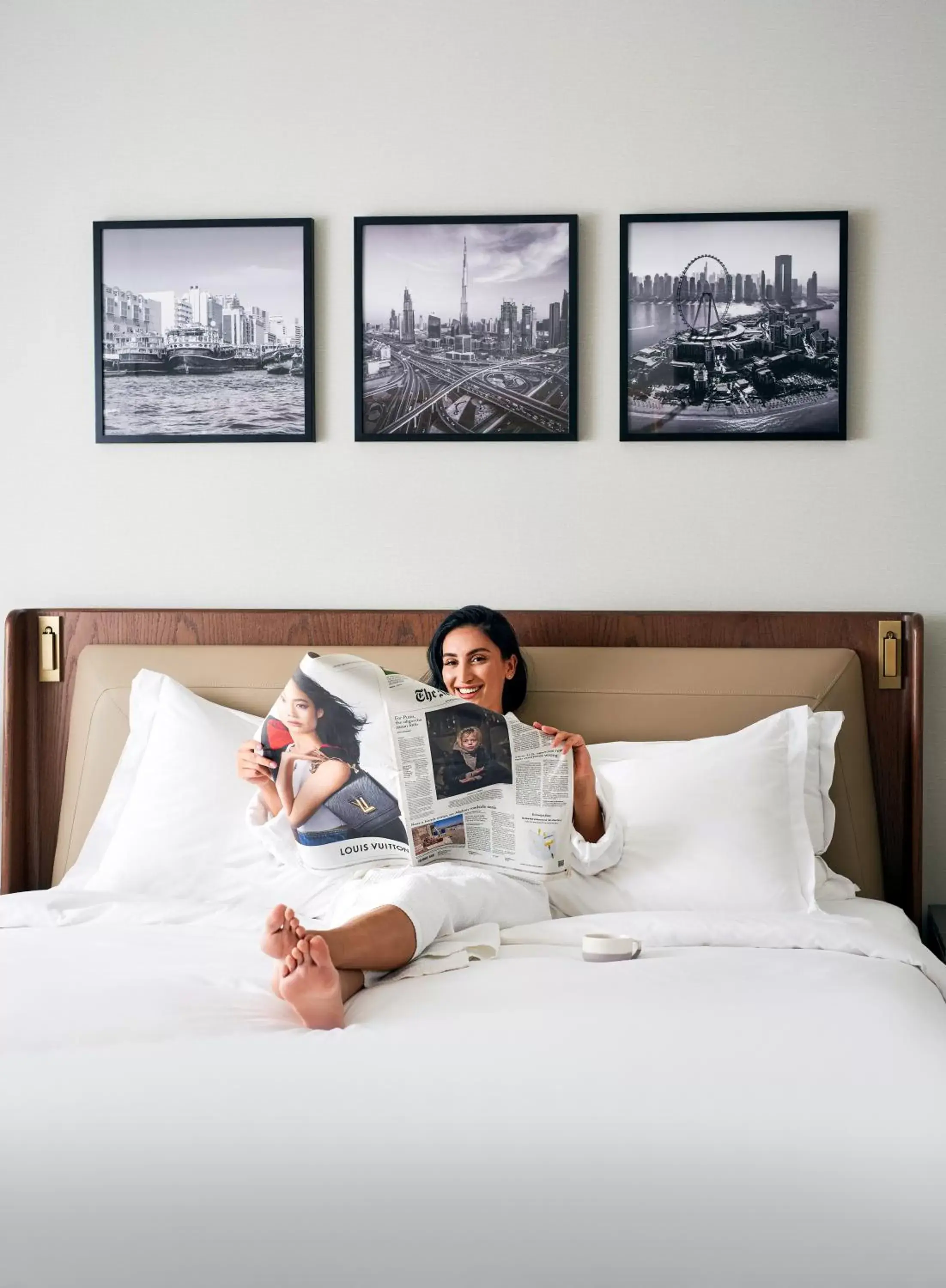 Bedroom in Fairmont Dubai