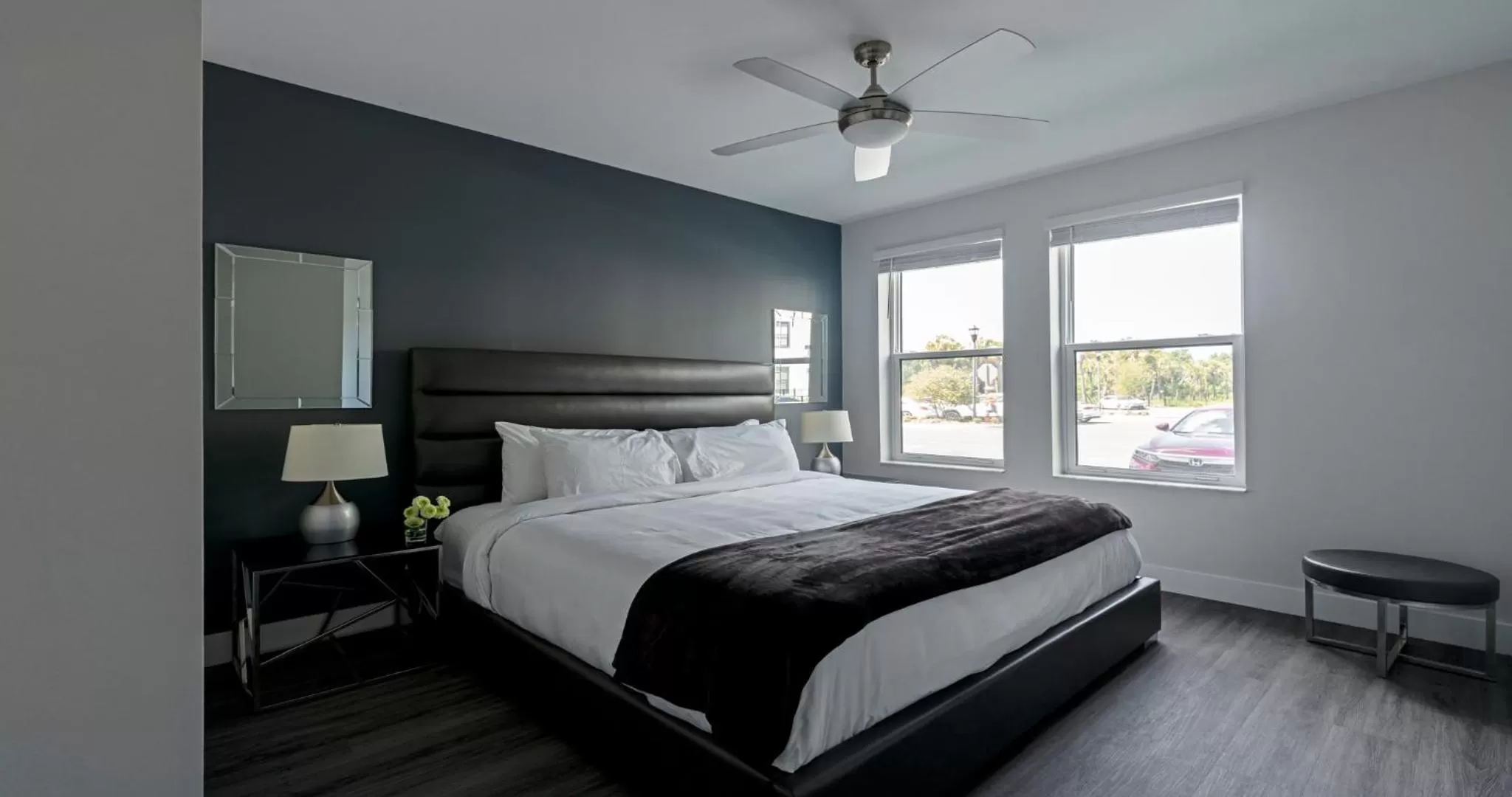 Bed in Westshore Apartments by Barsala