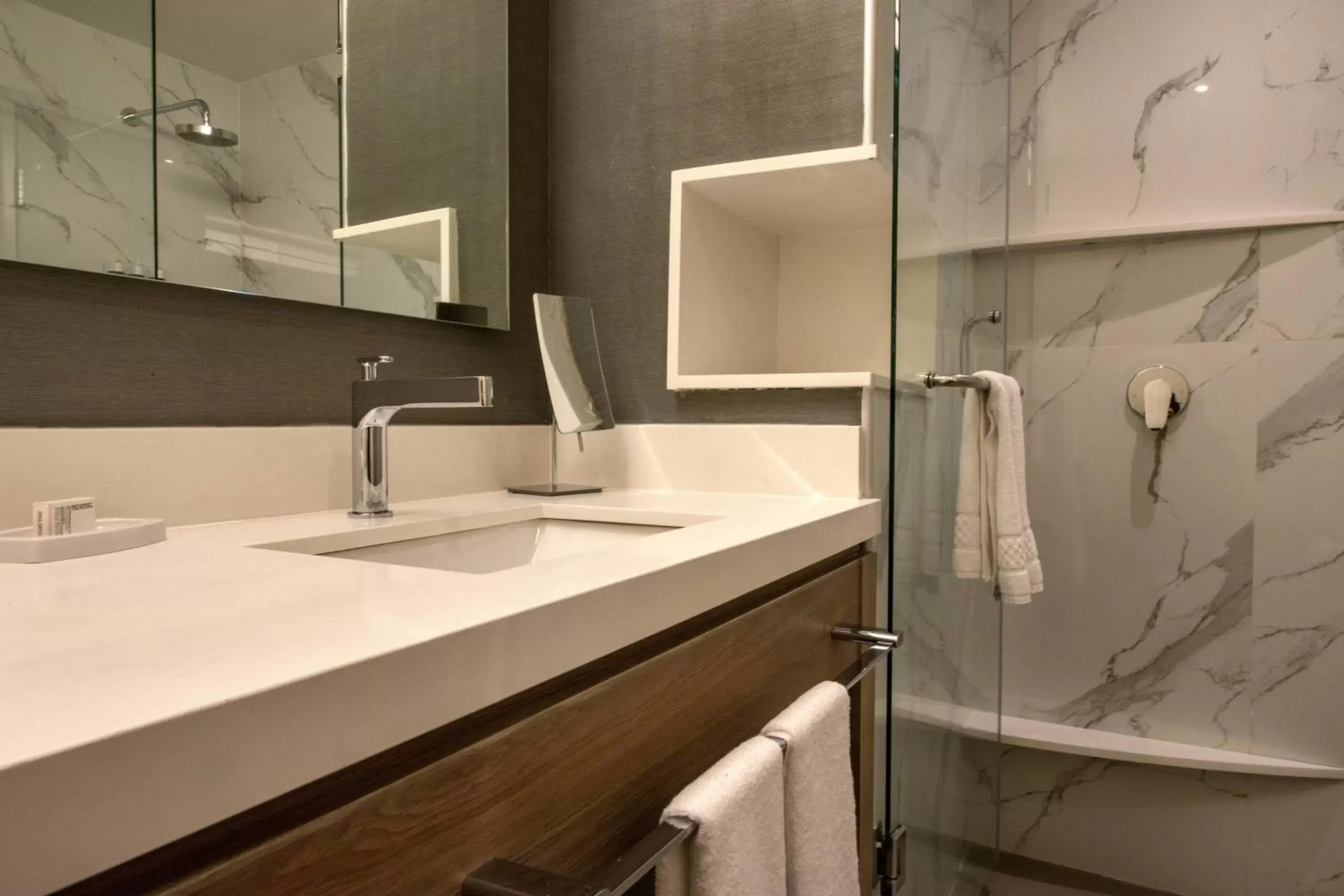 Bathroom in Courtyard by Marriott San Luis Potosi, Los Lagos