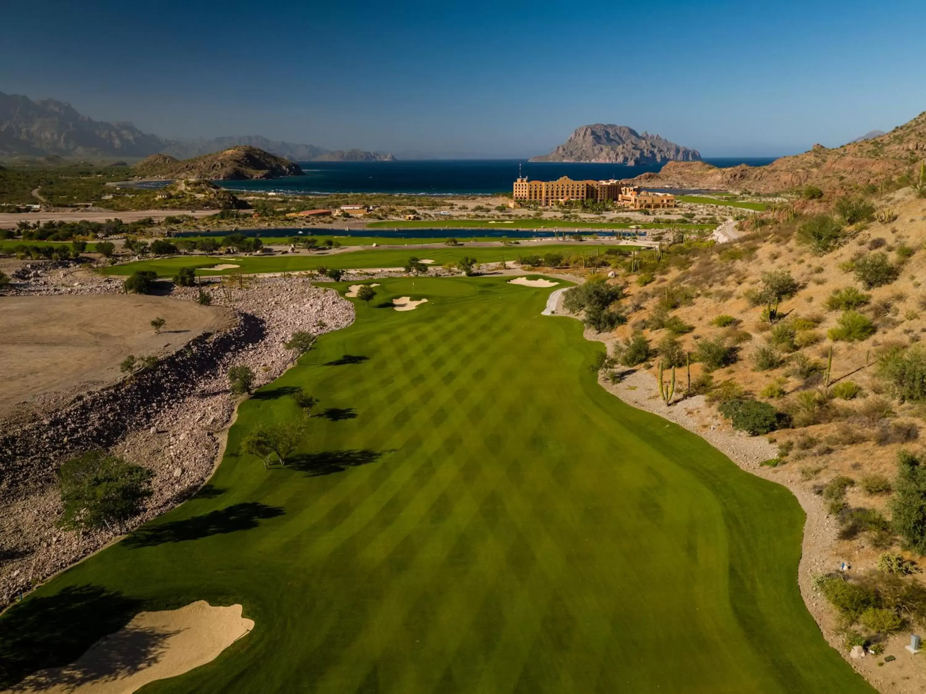 Golfcourse, Bird's-eye View in Villa Del Palmar At The Islands Of Loreto