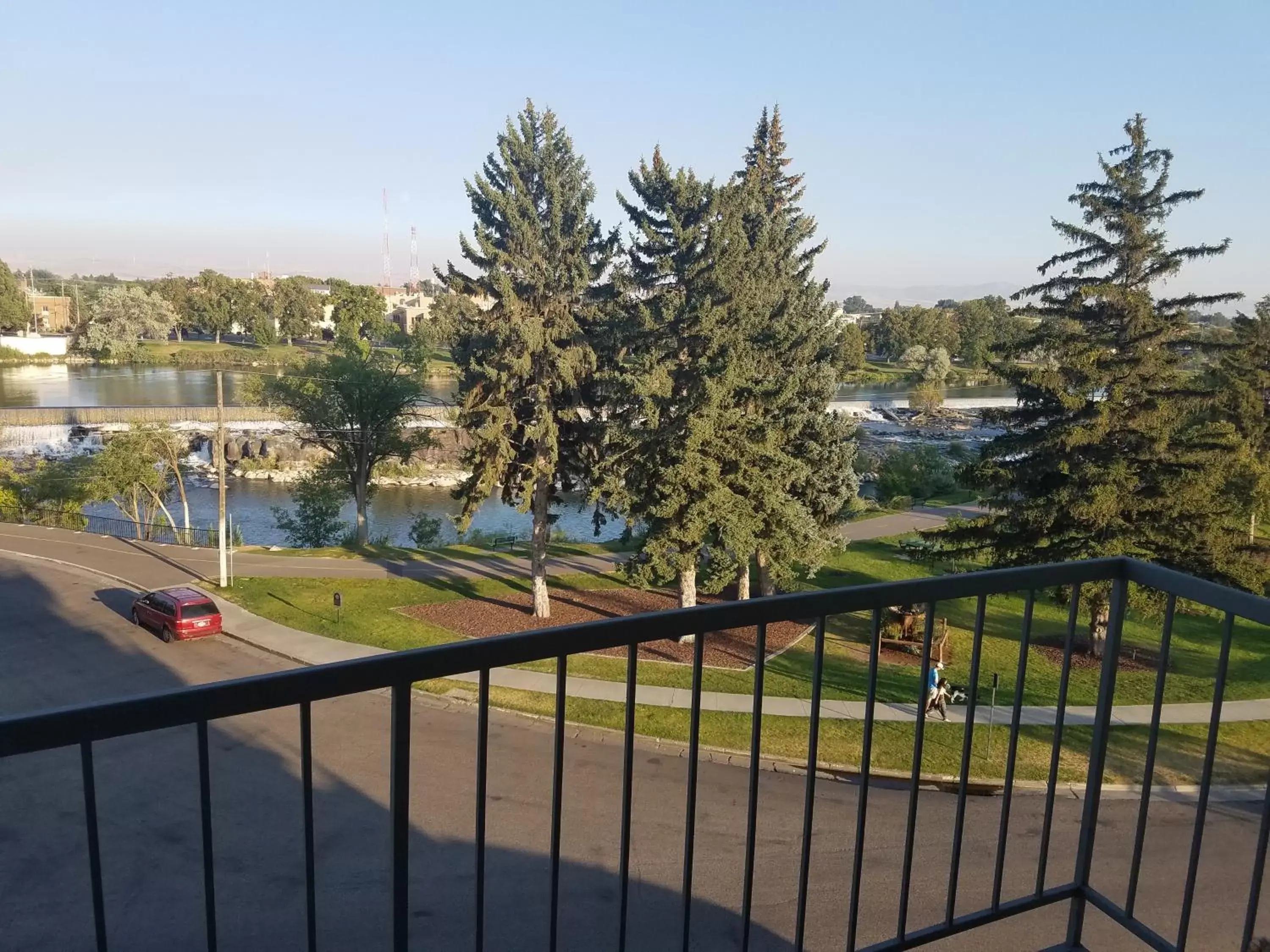 River view, Balcony/Terrace in Comfort Suites Idaho Falls