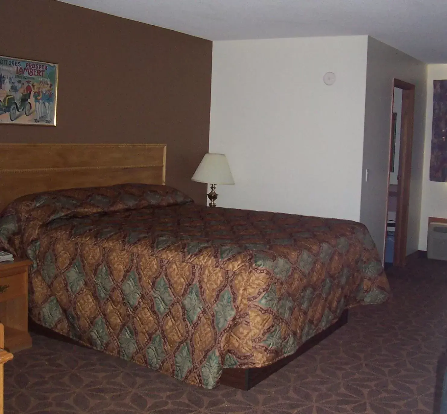 Bed in Model A Inn