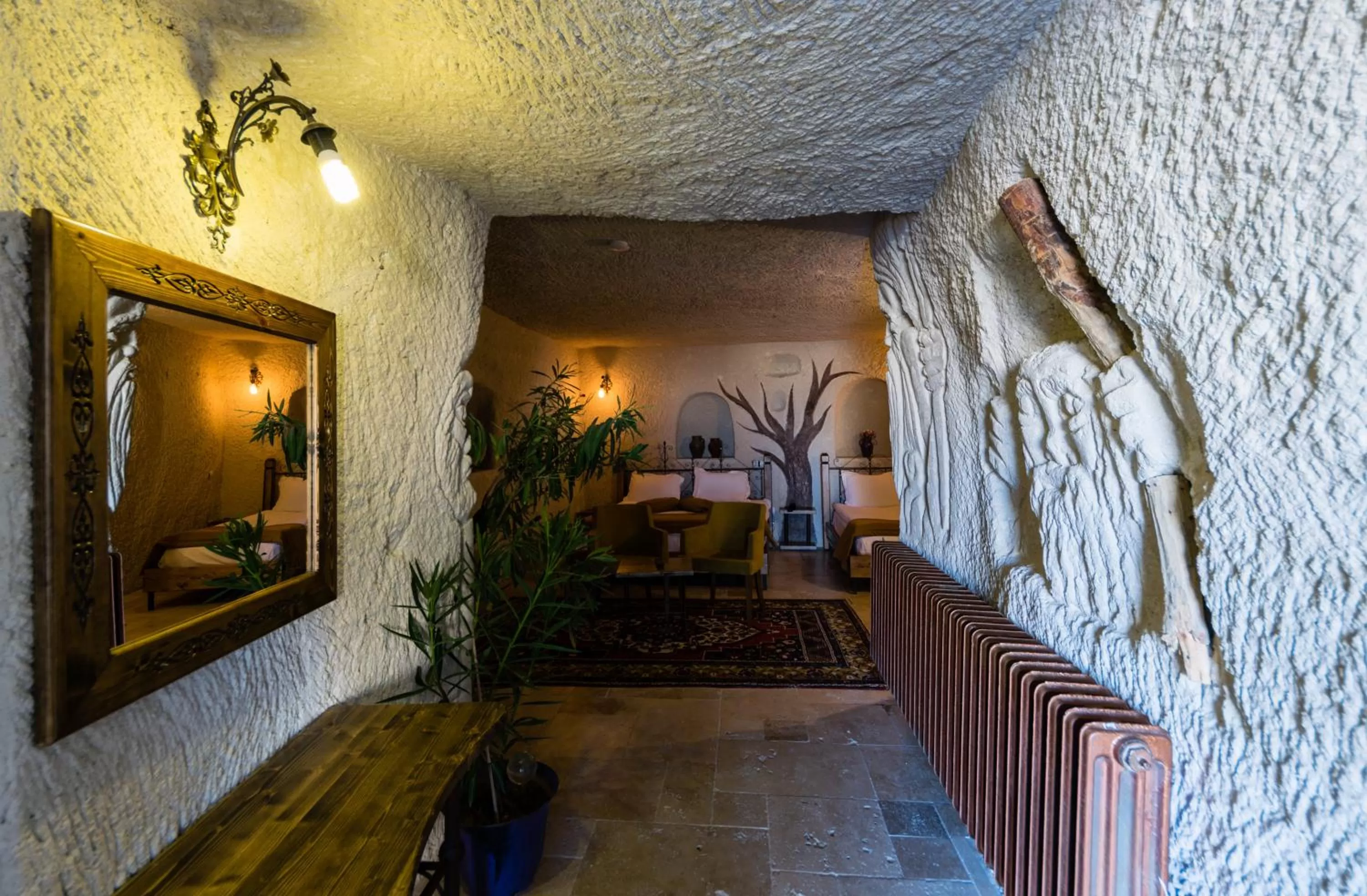 Decorative detail in Elite Cave Suites