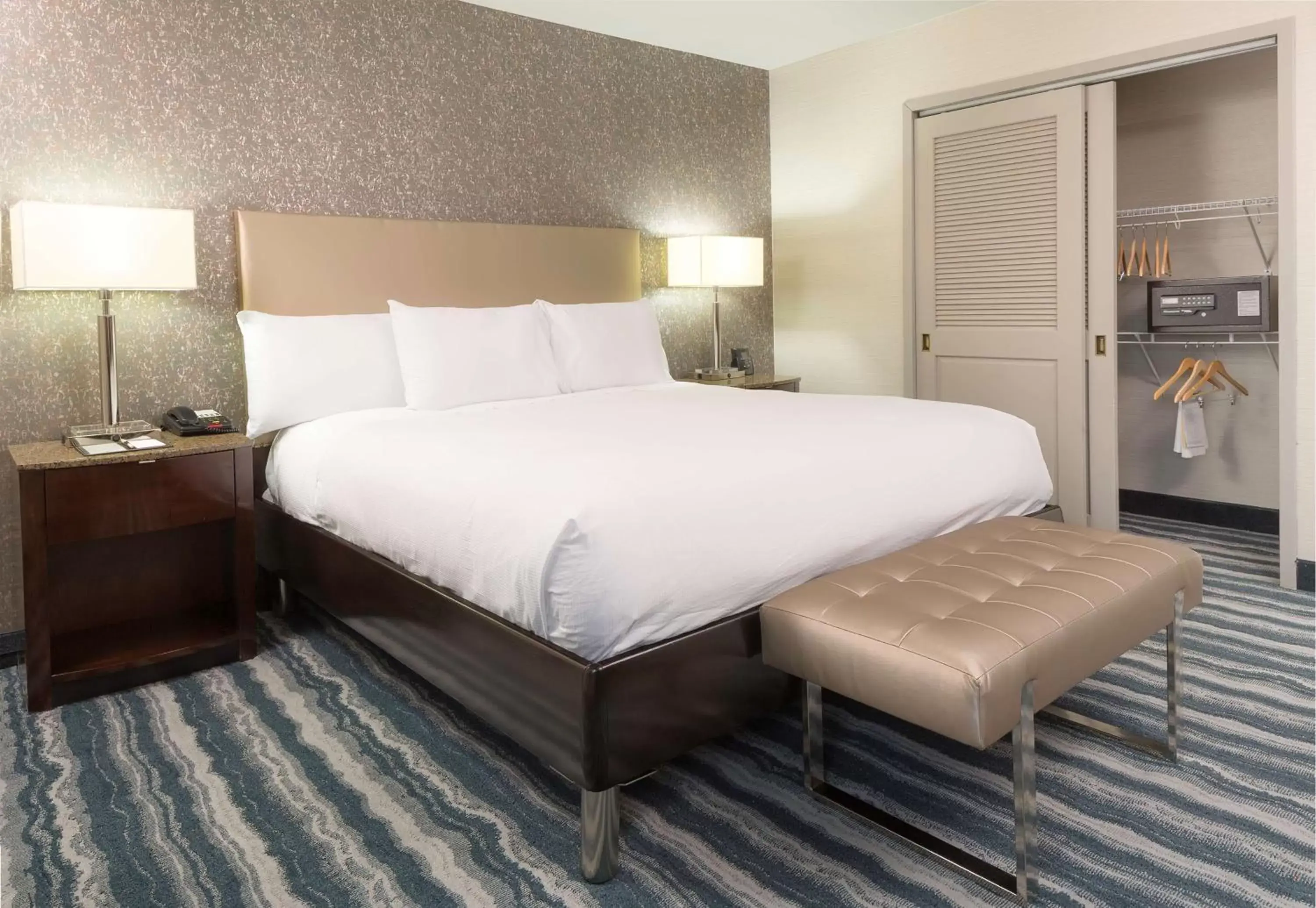 Bed in DoubleTree by Hilton Hotel Wilmington