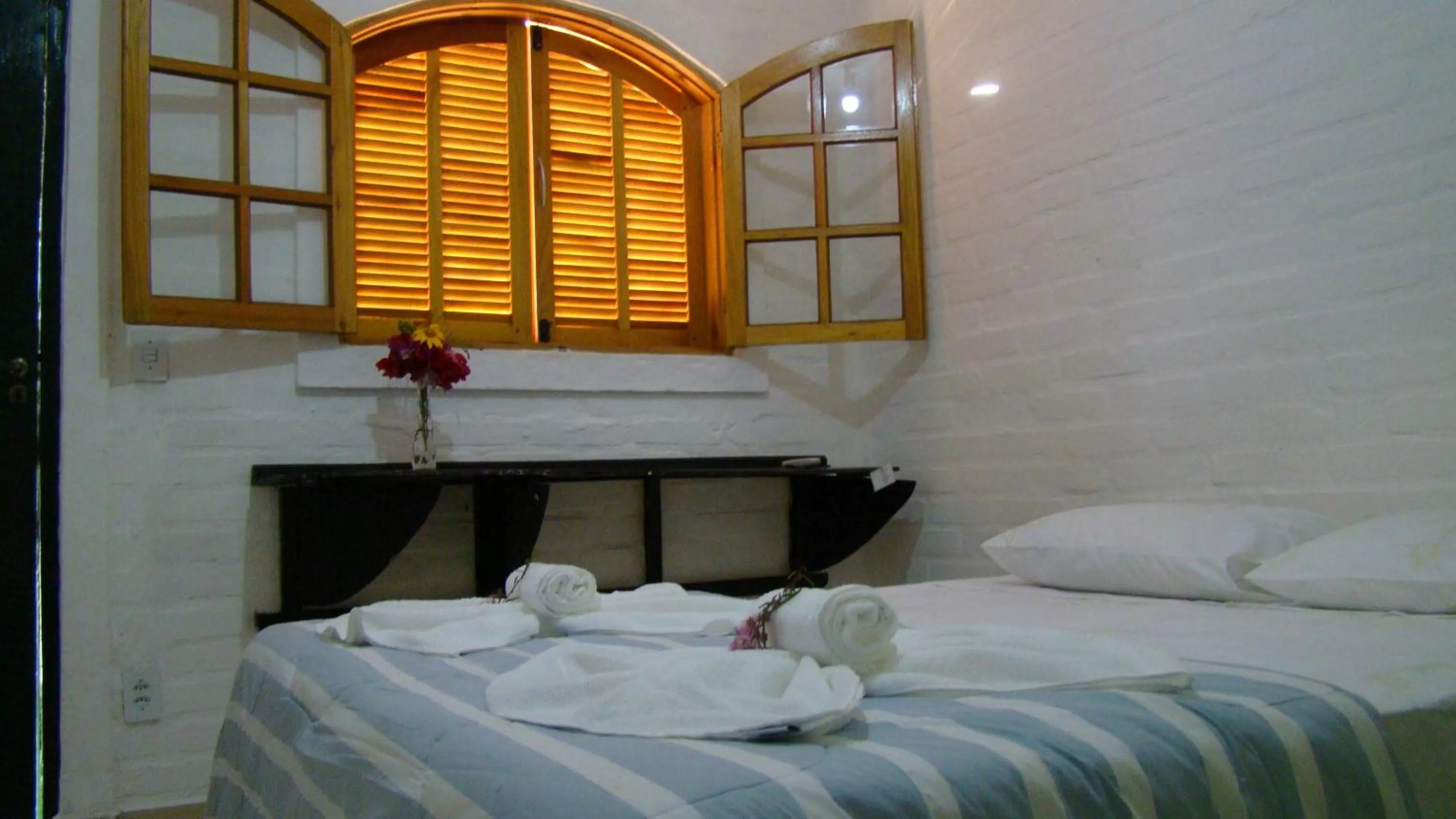 Bed in Pousada Spa Saúde Melhor