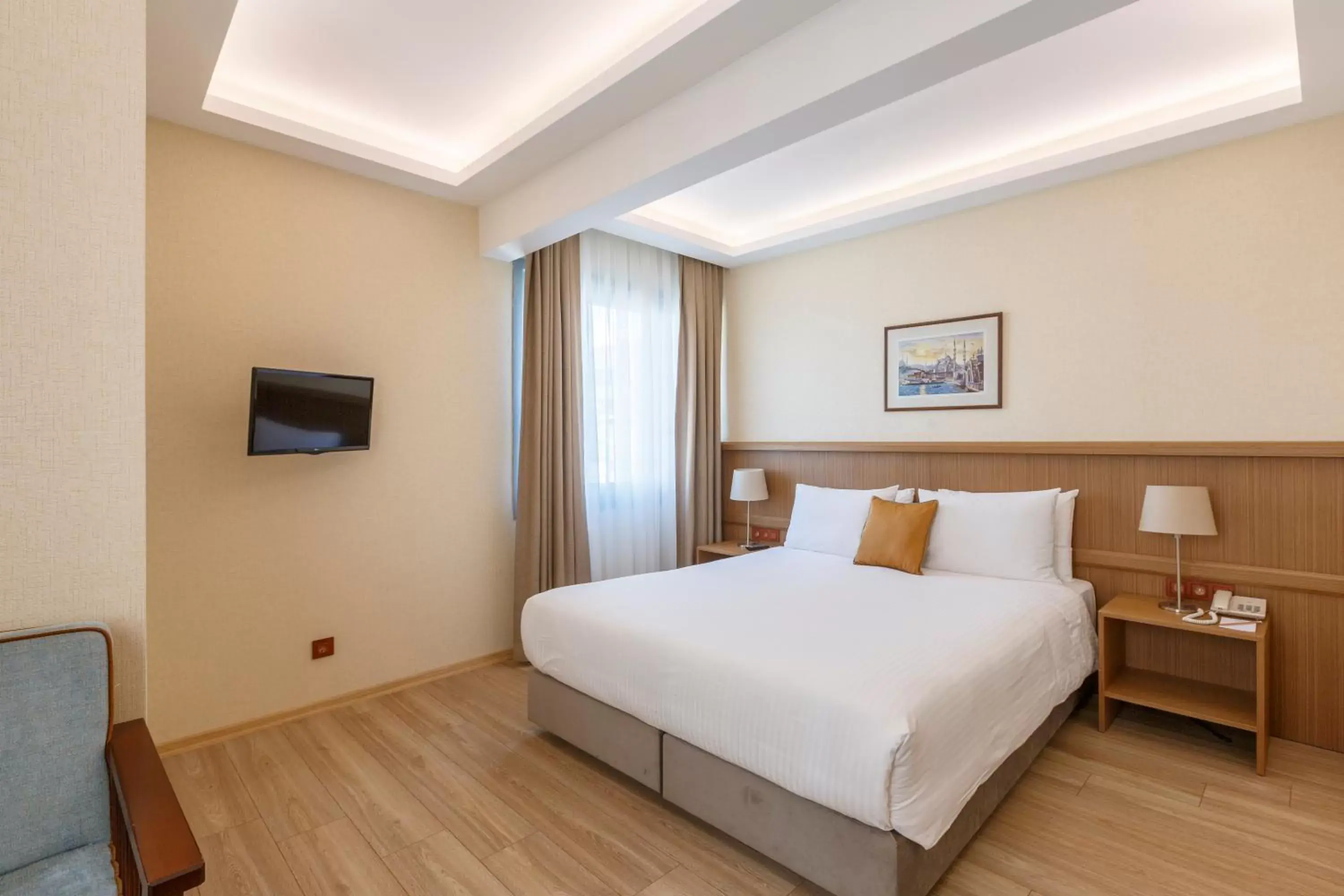 Bed in Lalahan Hotel