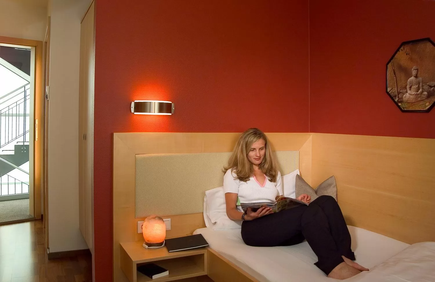 Bed in Businesshotel Valerian