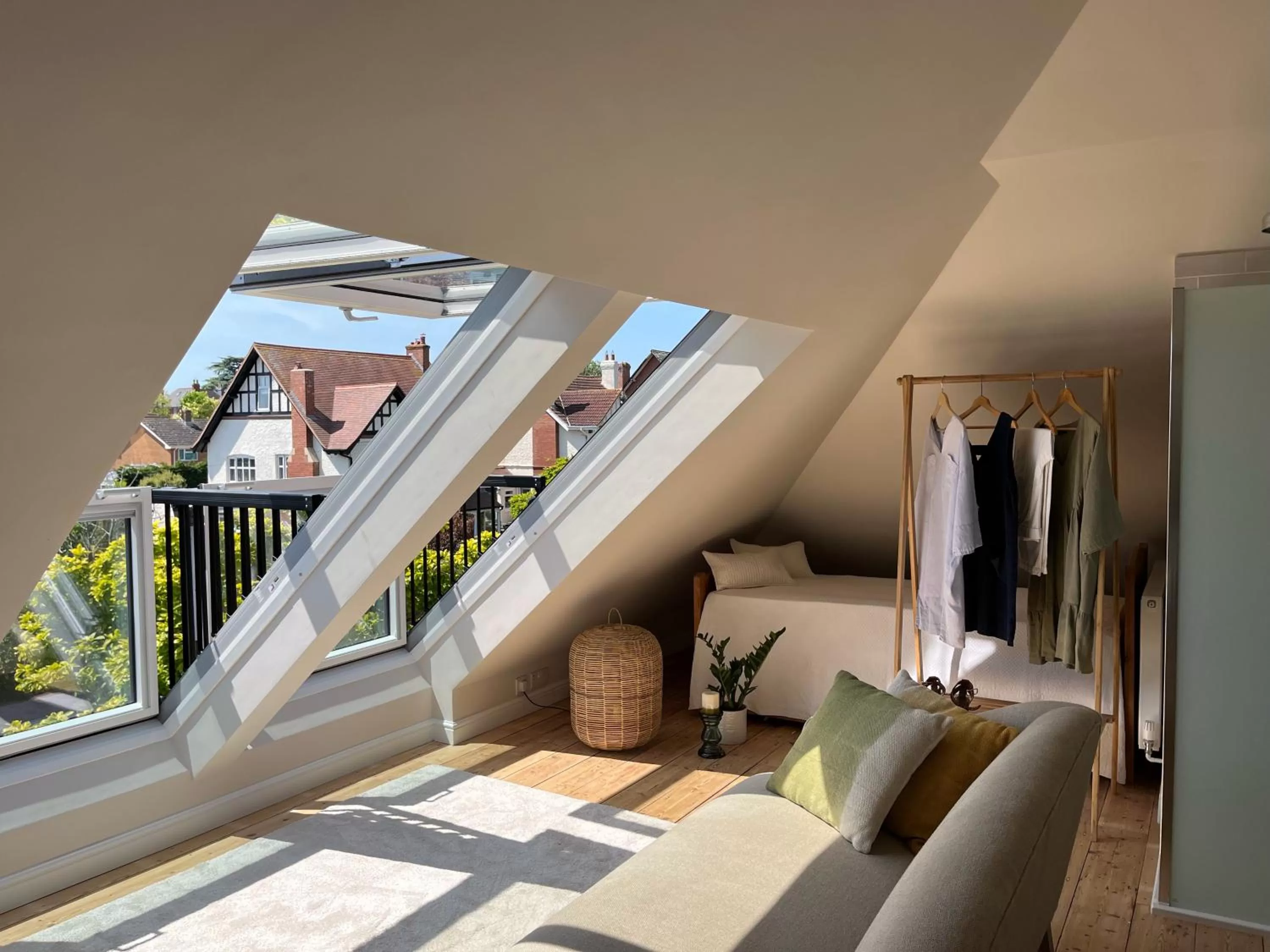 View (from property/room) in Hedgebank